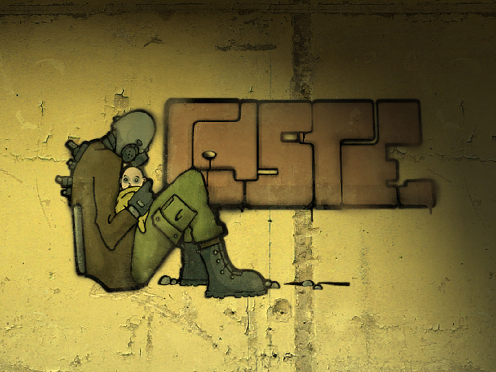Альянс half-Life 2 граффити