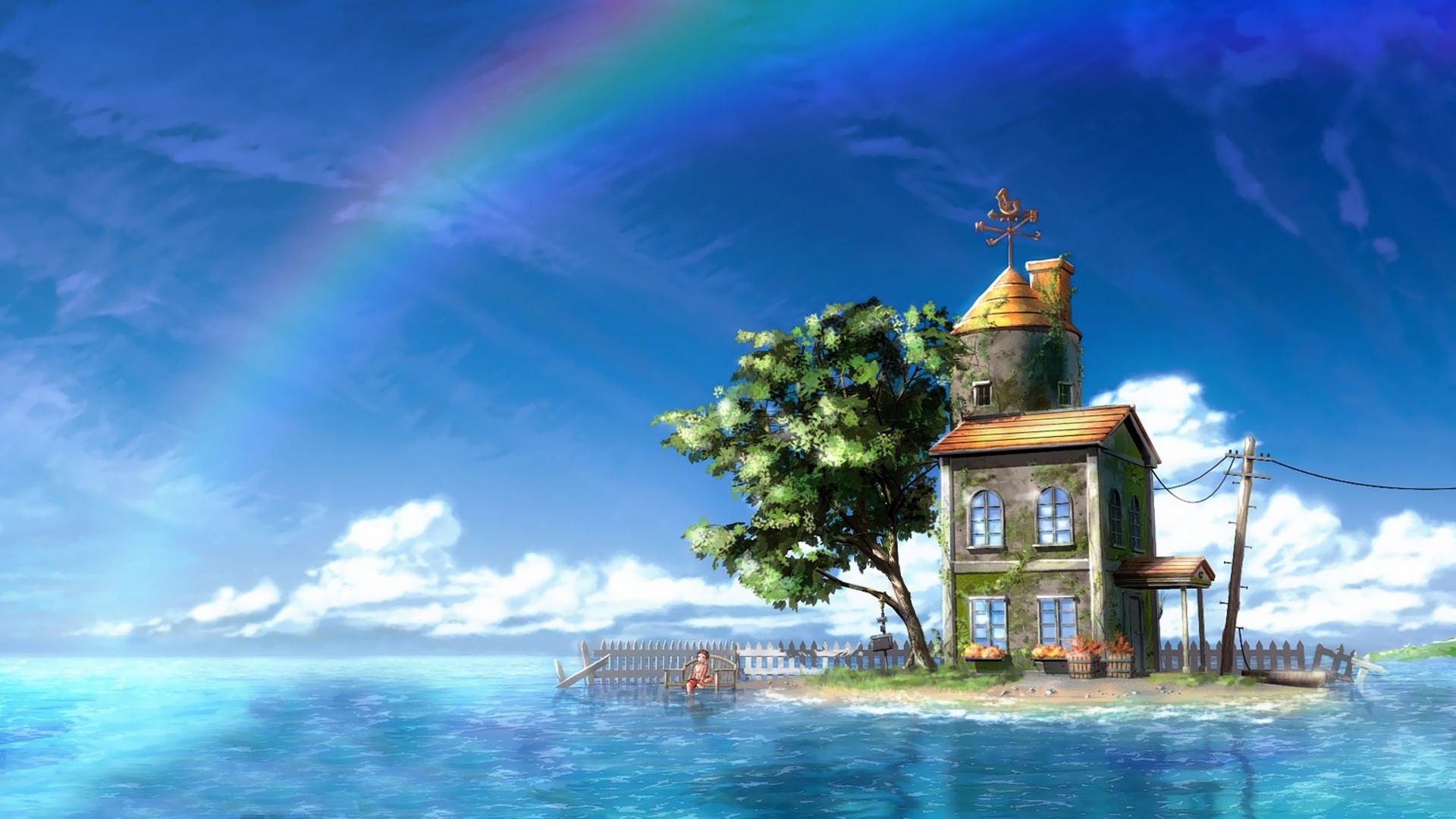 Сказочный дом у моря