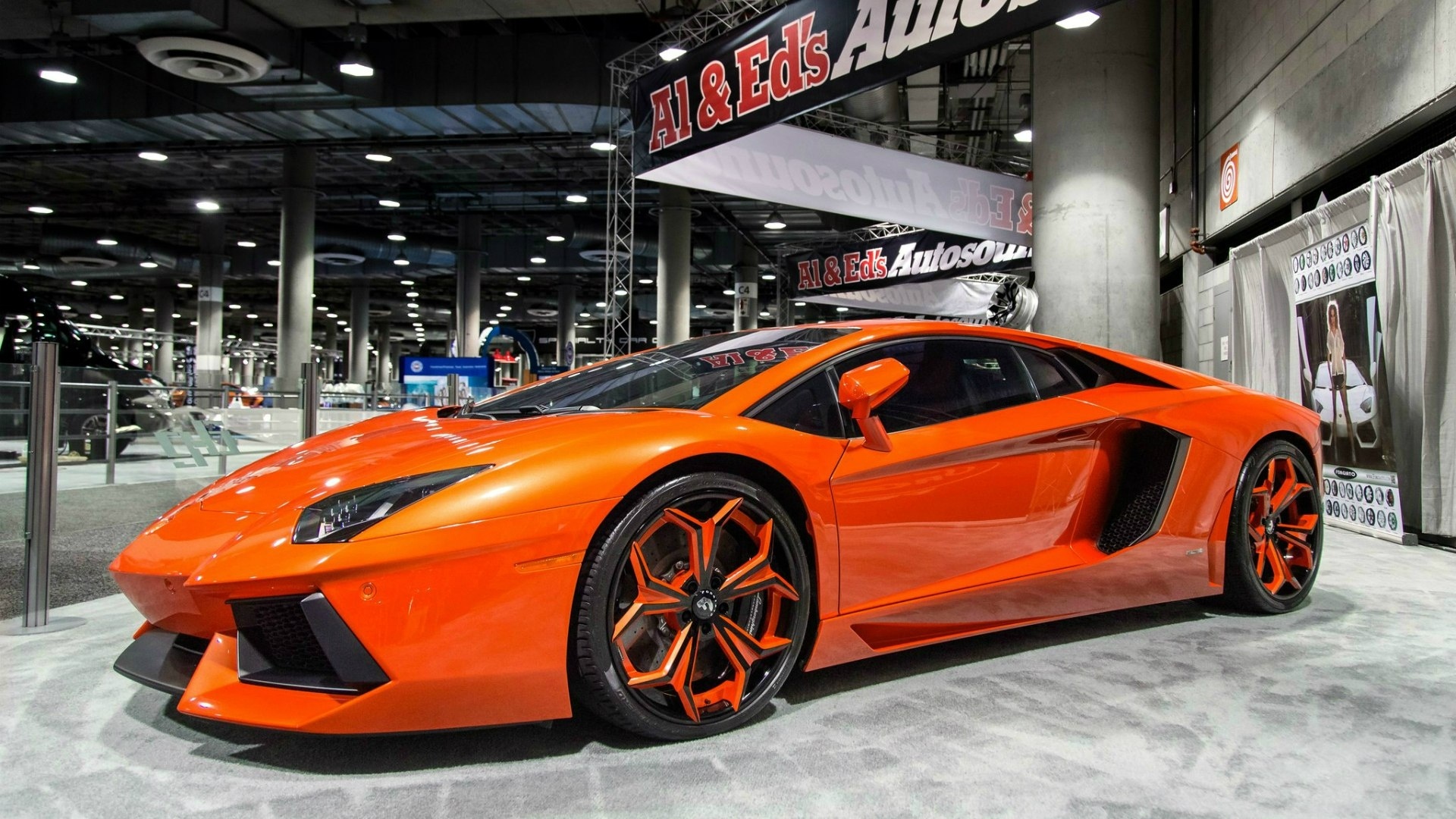 Lamborghini Aventador 2020 оранжевая