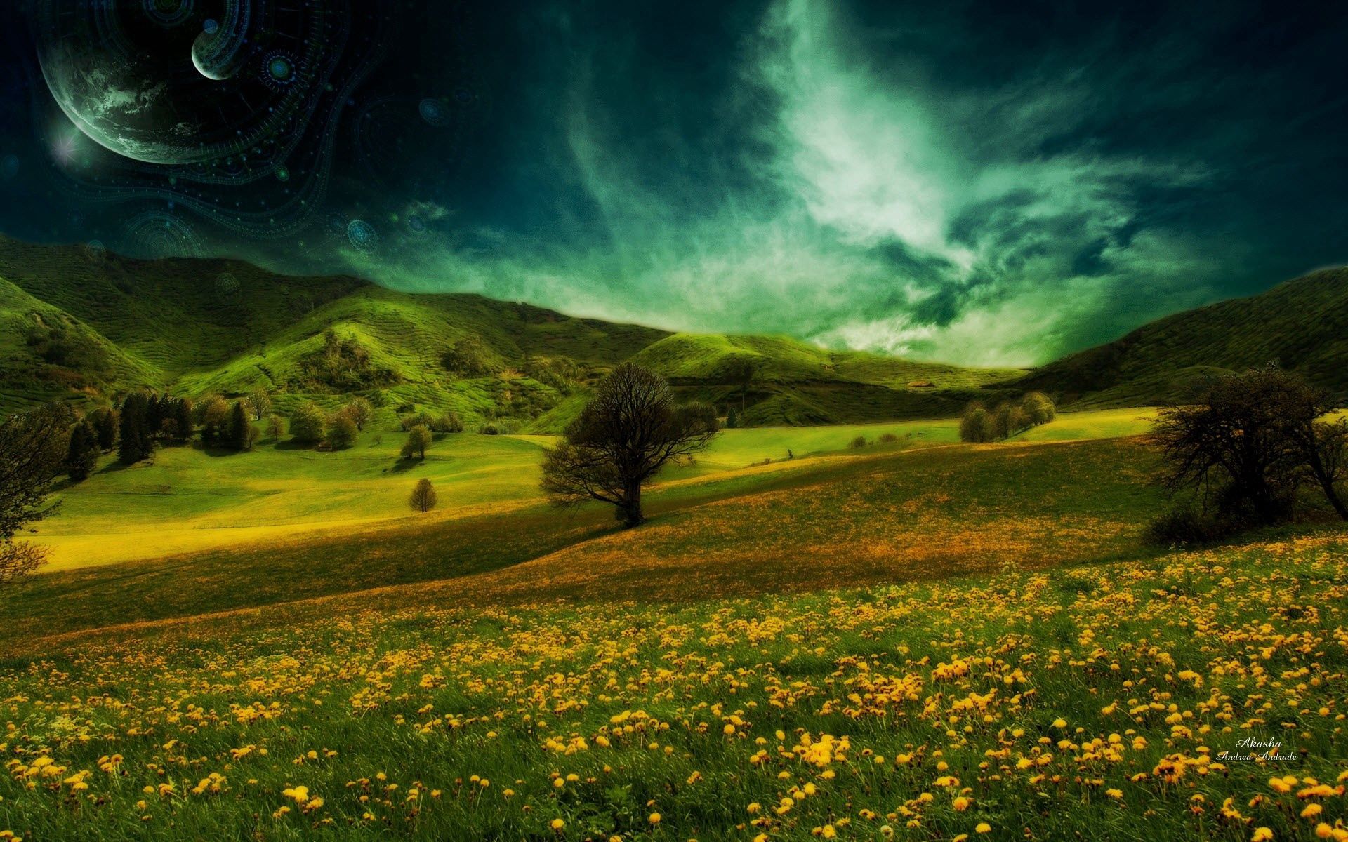 Laden Sie das Sommer, Natur, Grass, Polyana, Sky, Glade, Abstrakt-Bild kostenlos auf Ihren PC-Desktop herunter