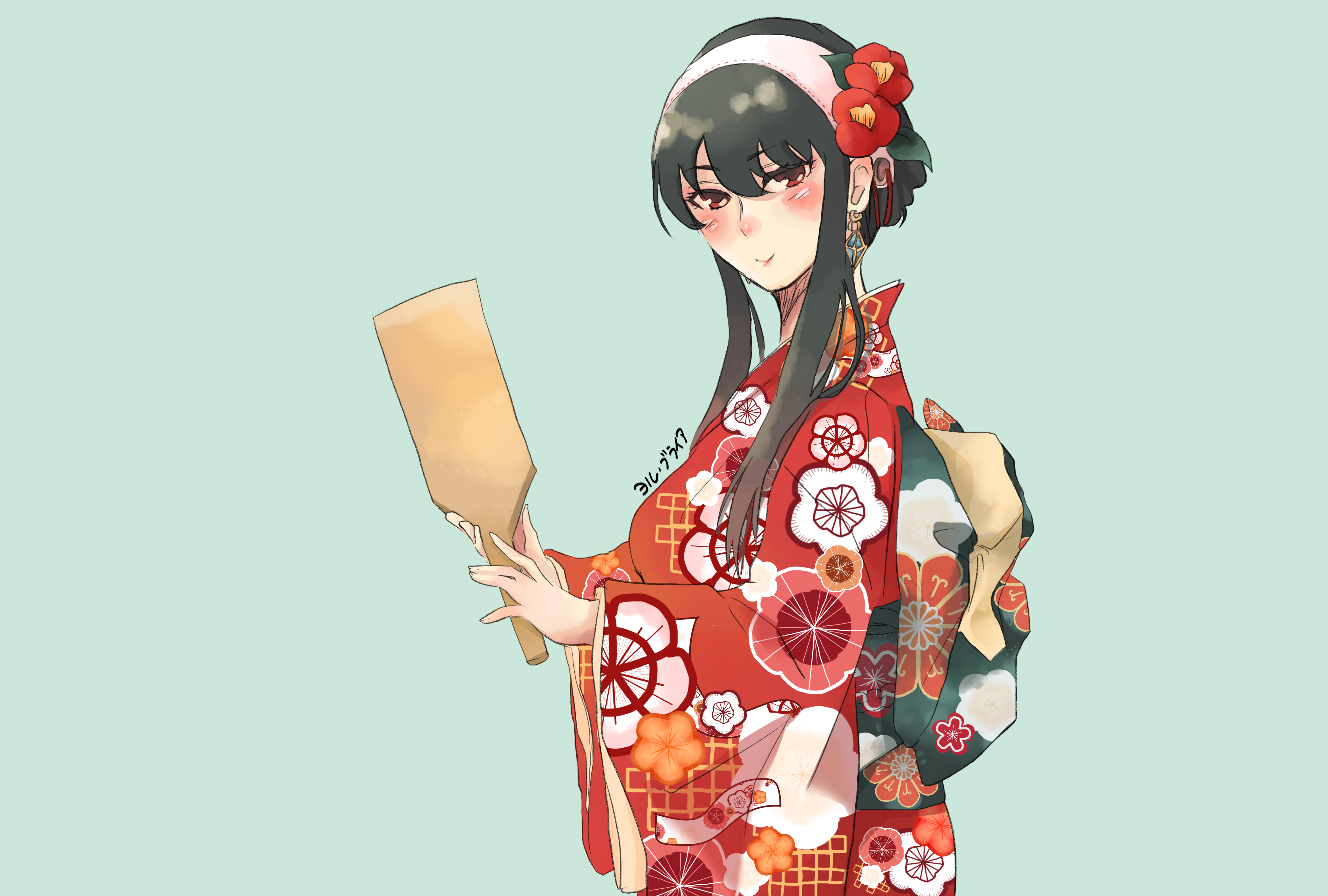HD desktop wallpaper Anime Kimono Spy X Family Yor Briar download free  picture 1048829