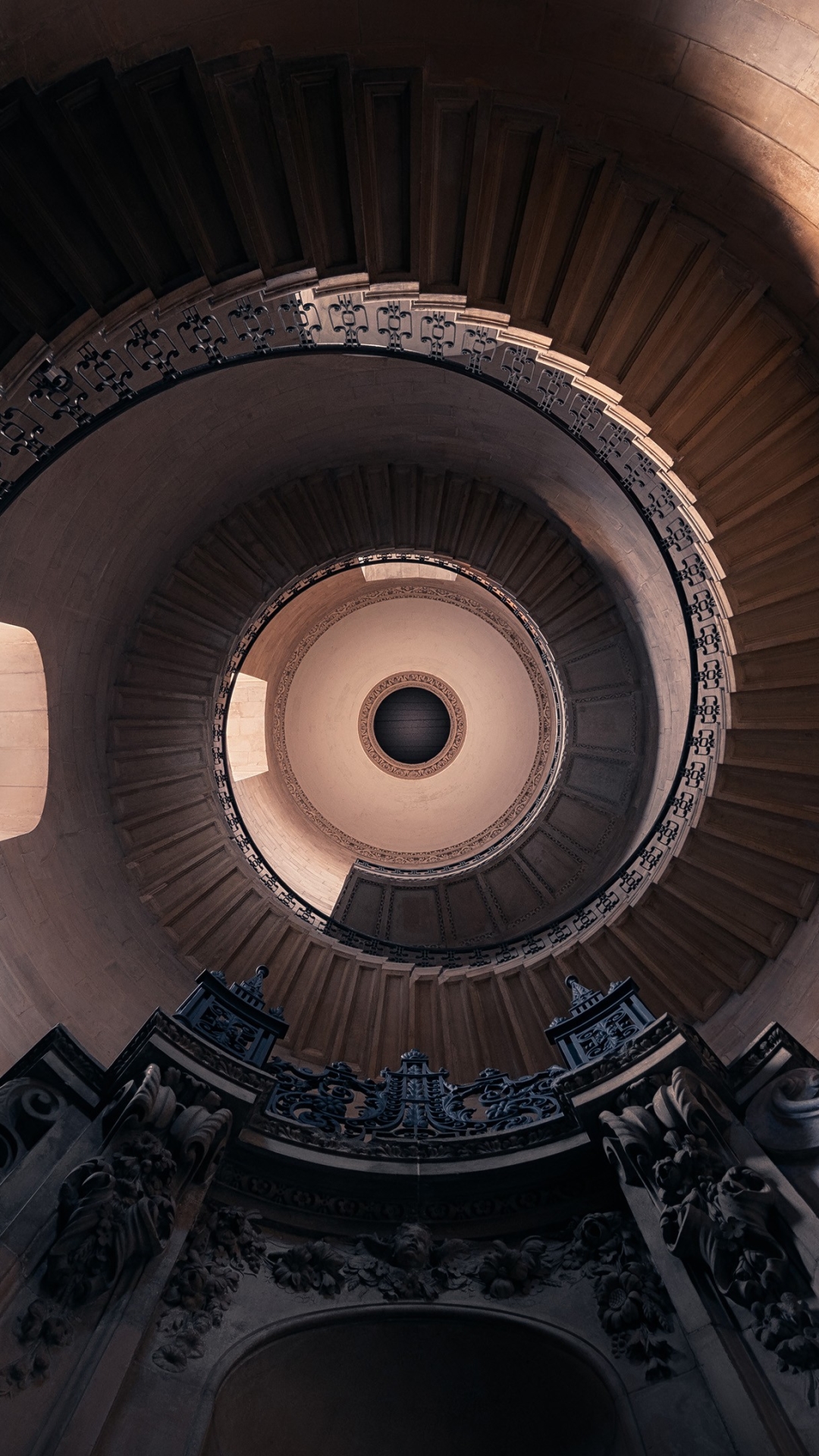 stairs, man made, spiral staircase, st paul's cathedral UHD