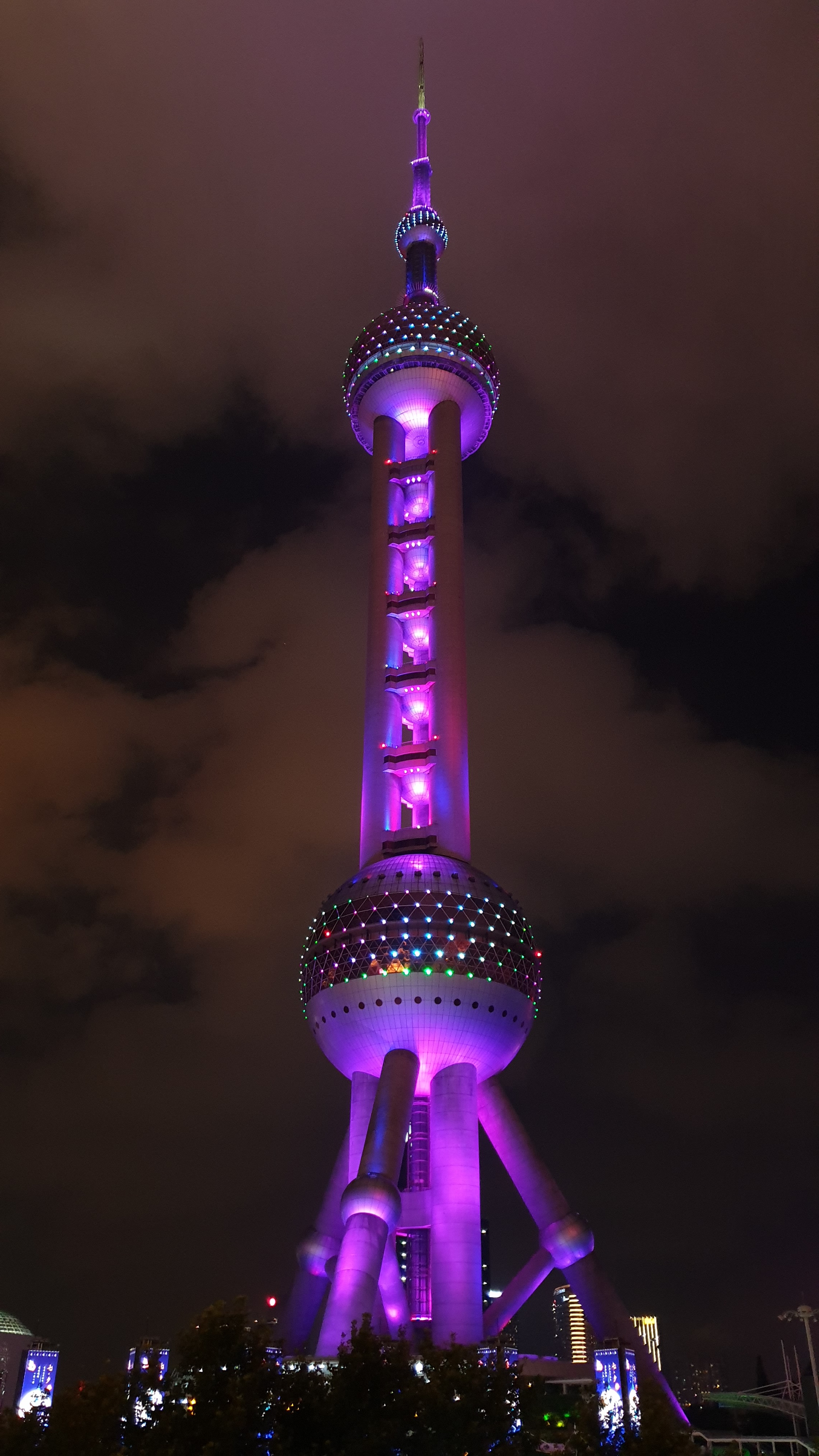 backlight, building, violet, purple, cities, architecture, illumination, tower HD wallpaper