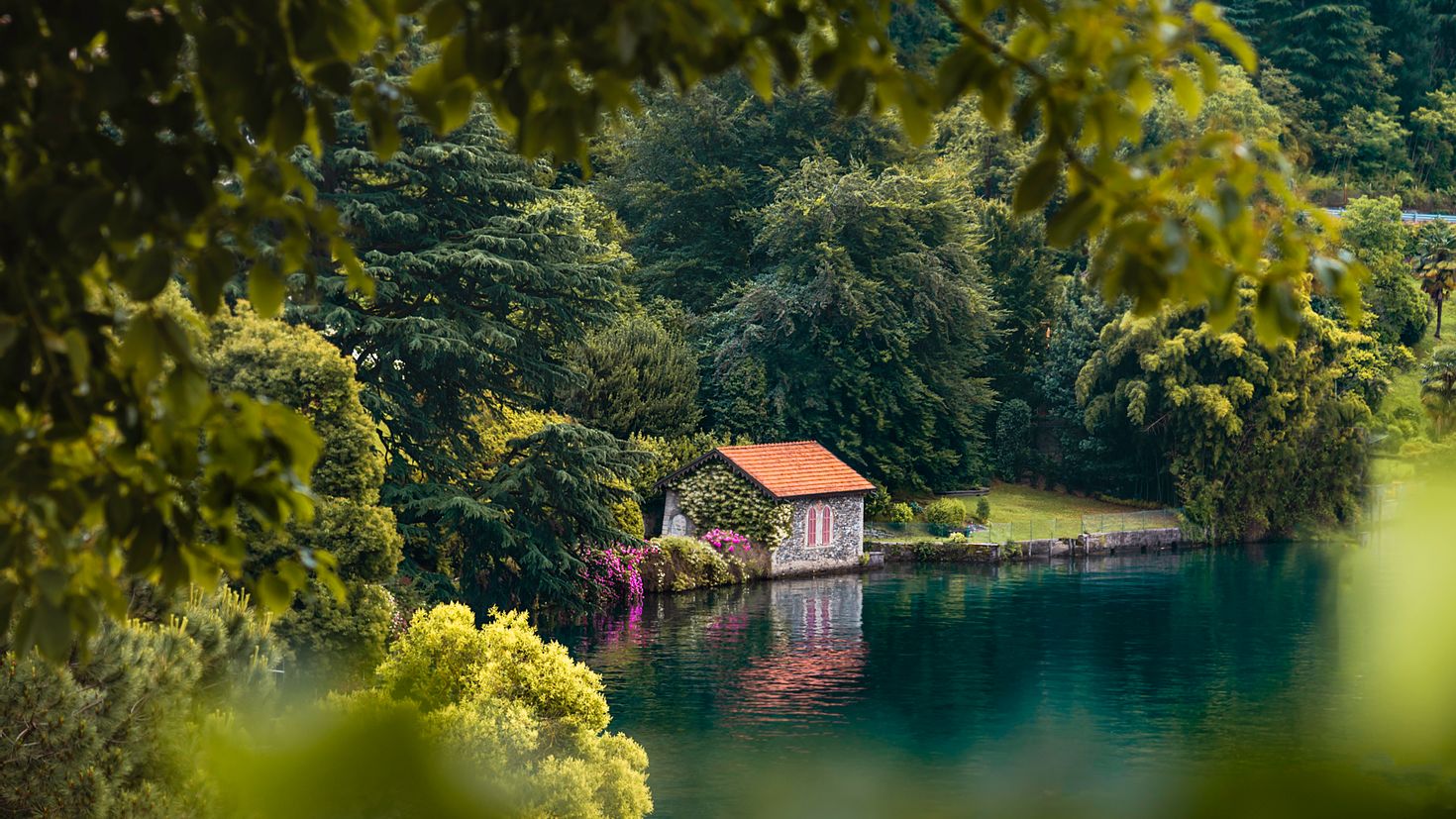 дом на краю озера