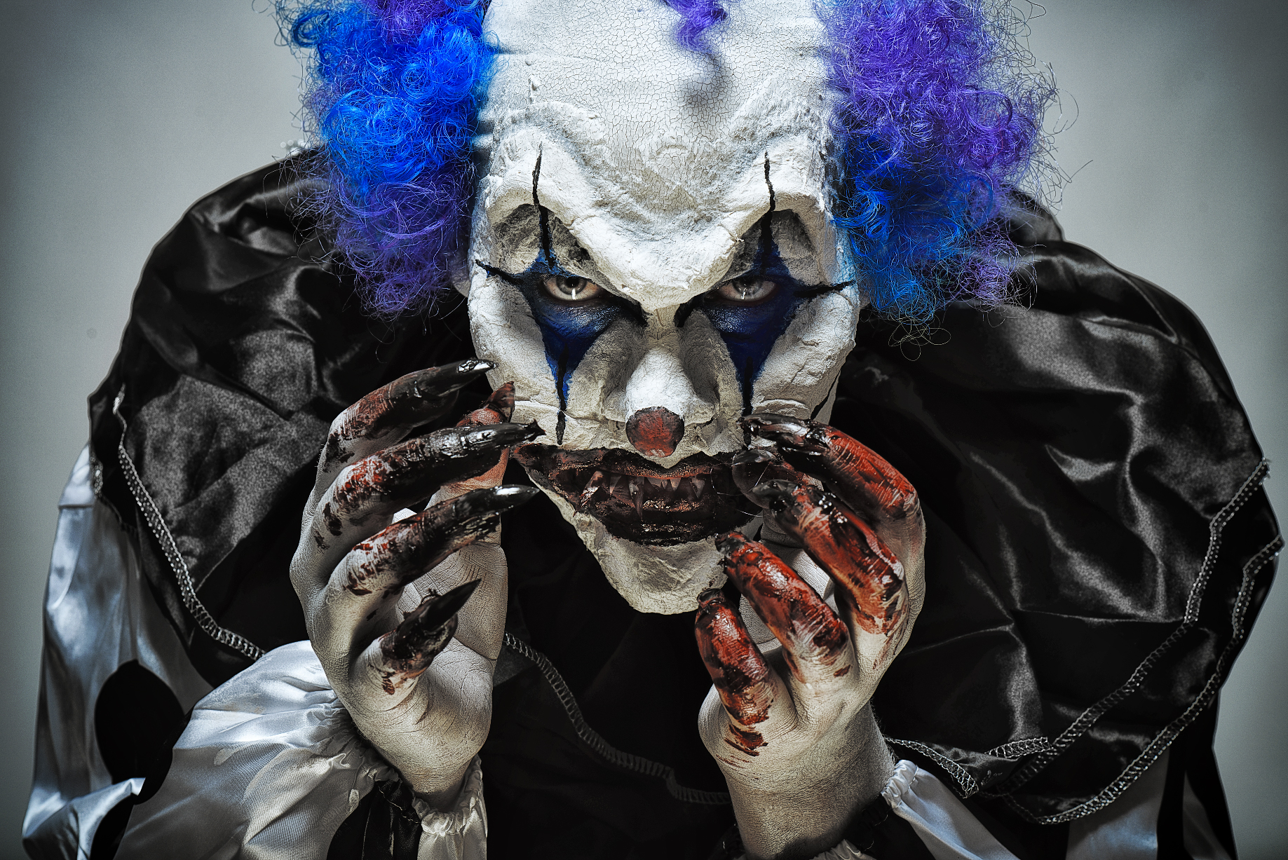 dark, clown, creepy 1080p