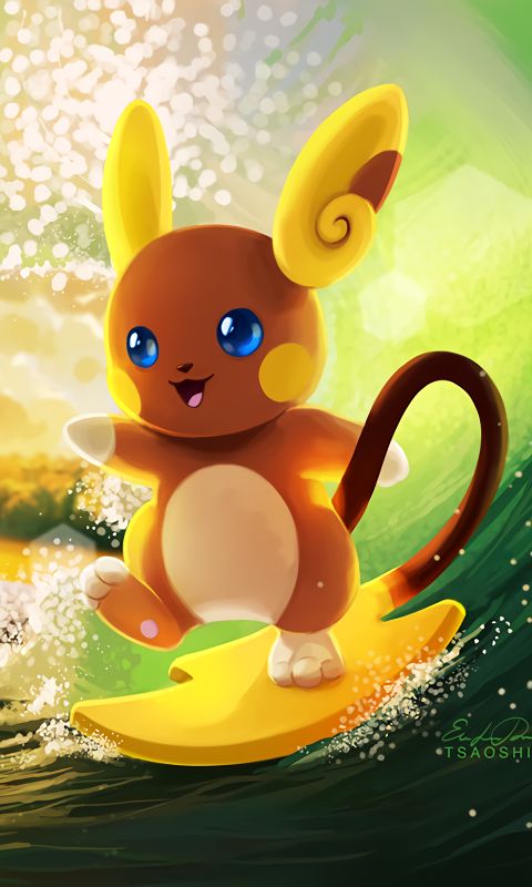 volmise, raichu and pokemon - image #6450390 on Favim.com