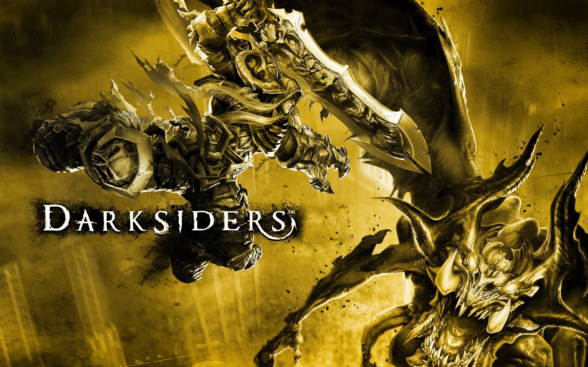 Дарк сайдер. Darksiders на рабочий стол. Дарксайдерс обои на рабочий стол. Darksiders 2010. Обои на рабочий стол Darksiders.