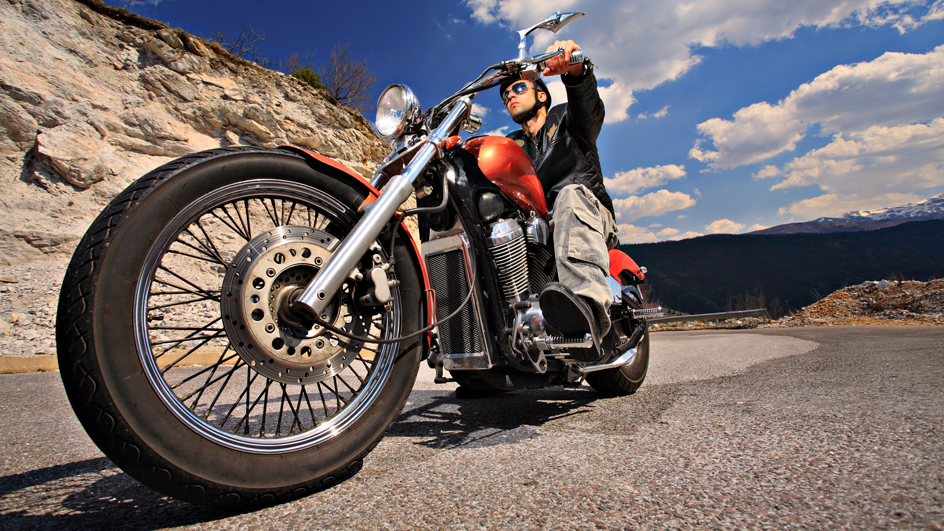 Download mobile wallpaper Motorcycles, People, Men for free.