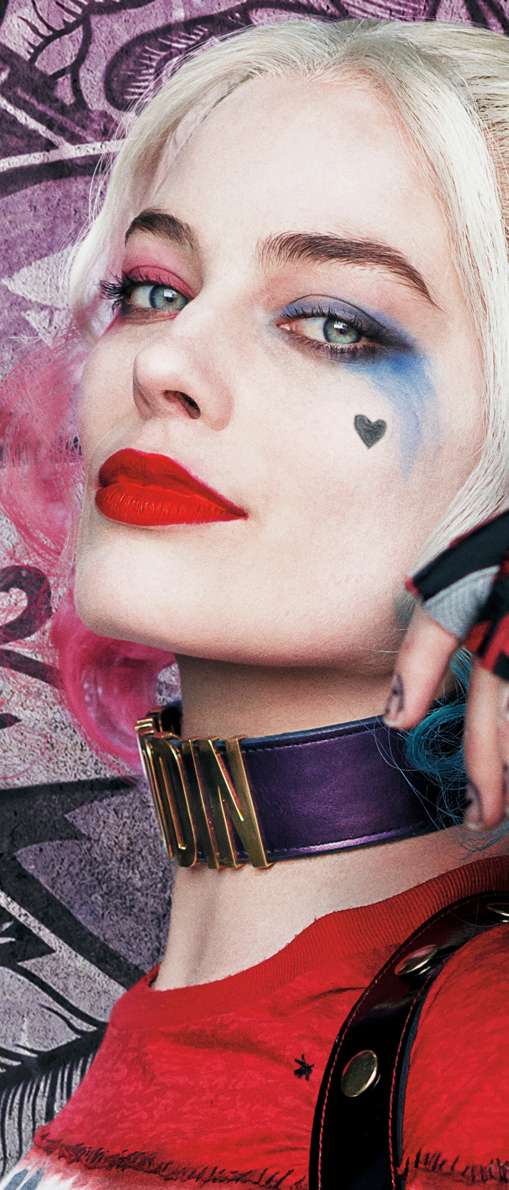 Download mobile wallpaper Movie, Harley Quinn, Actress, Lipstick, Suicide Squad, Australian, Margot Robbie for free.