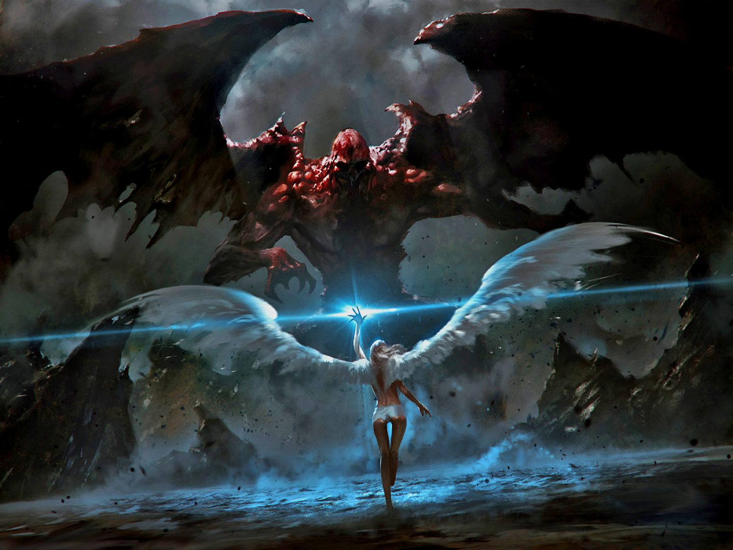 Ангел против демона