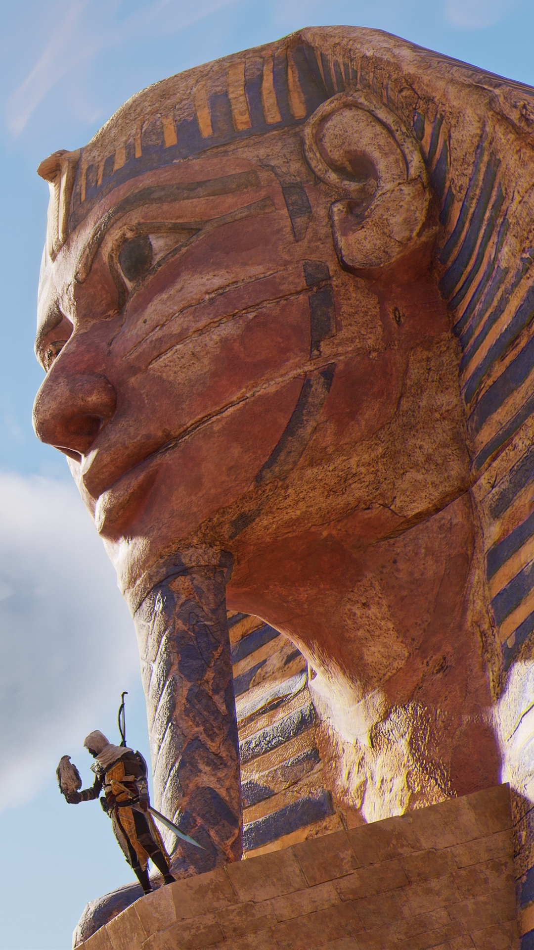 video game, assassin's creed origins, sphinx, bayek of siwa, assassin's creed Full HD