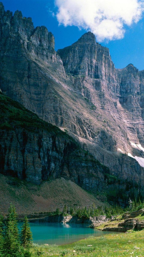 Download mobile wallpaper Mountains, Canyon, Mountain, Lake, Earth for free.