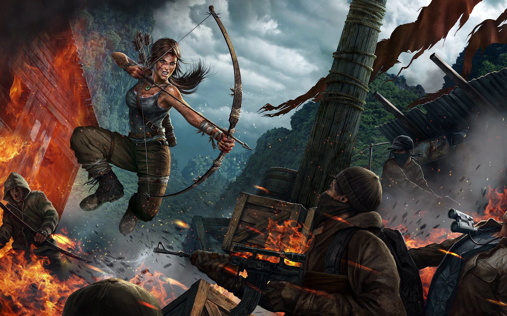 Hd Desktop Wallpaper: Tomb Raider, Video Game, Lara Croft, Tomb Raider (2013)  Download Free Picture #516198