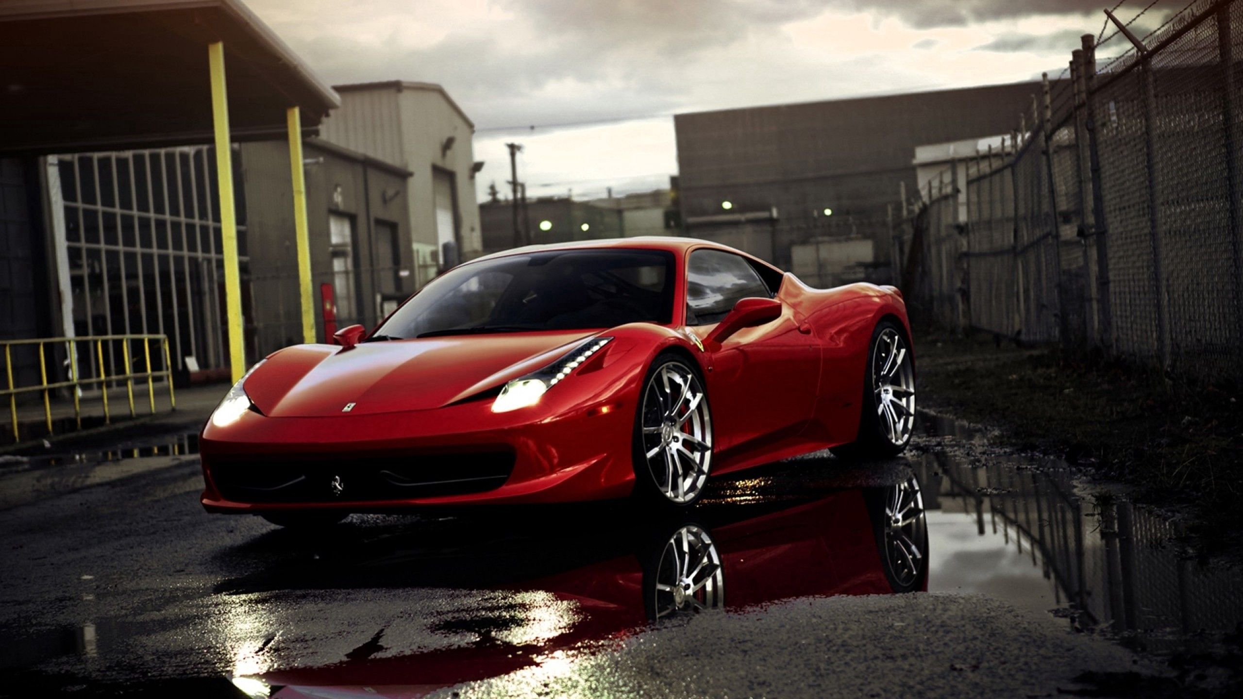 Download mobile wallpaper Ferrari, Reflection, Cars for free.