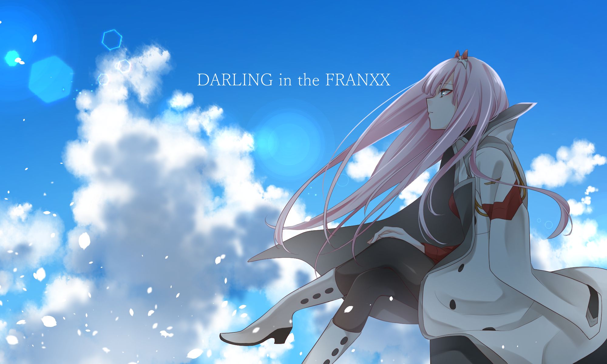 zero two (darling in the franxx), darling in the franxx, anime