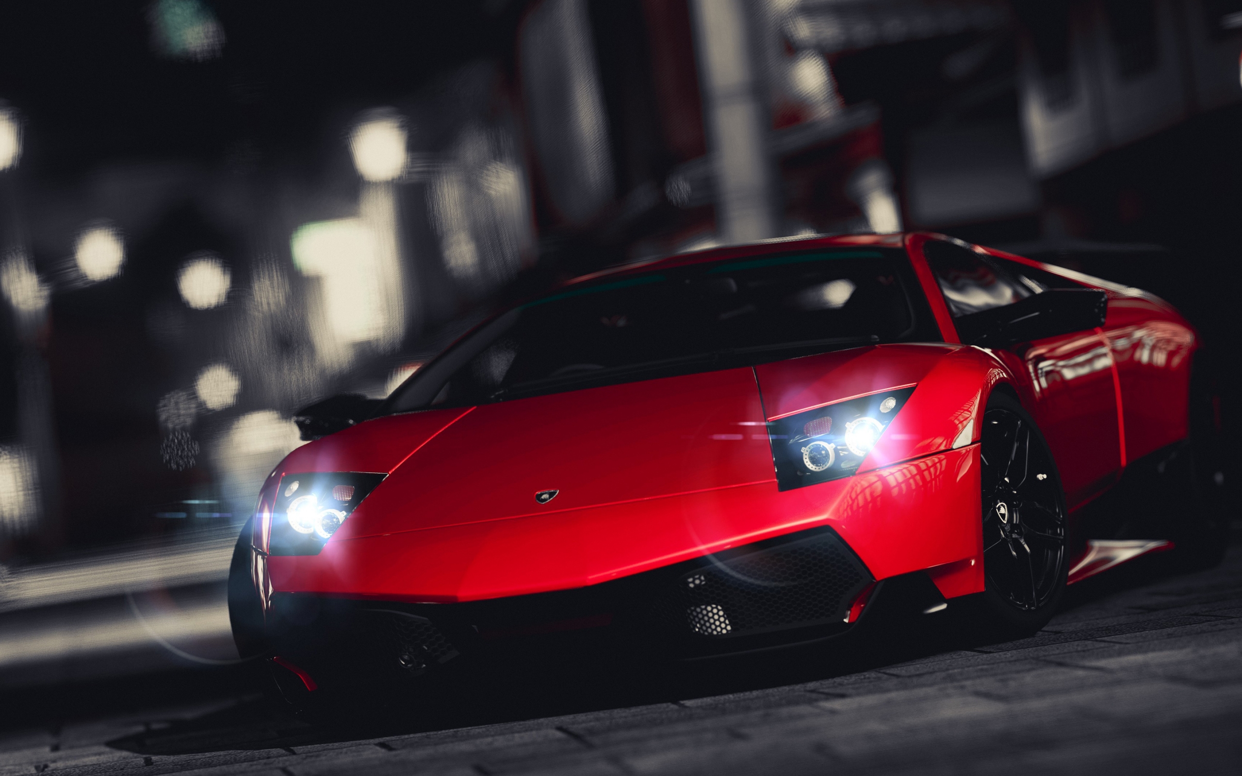 Lamborghini Murcielago красная
