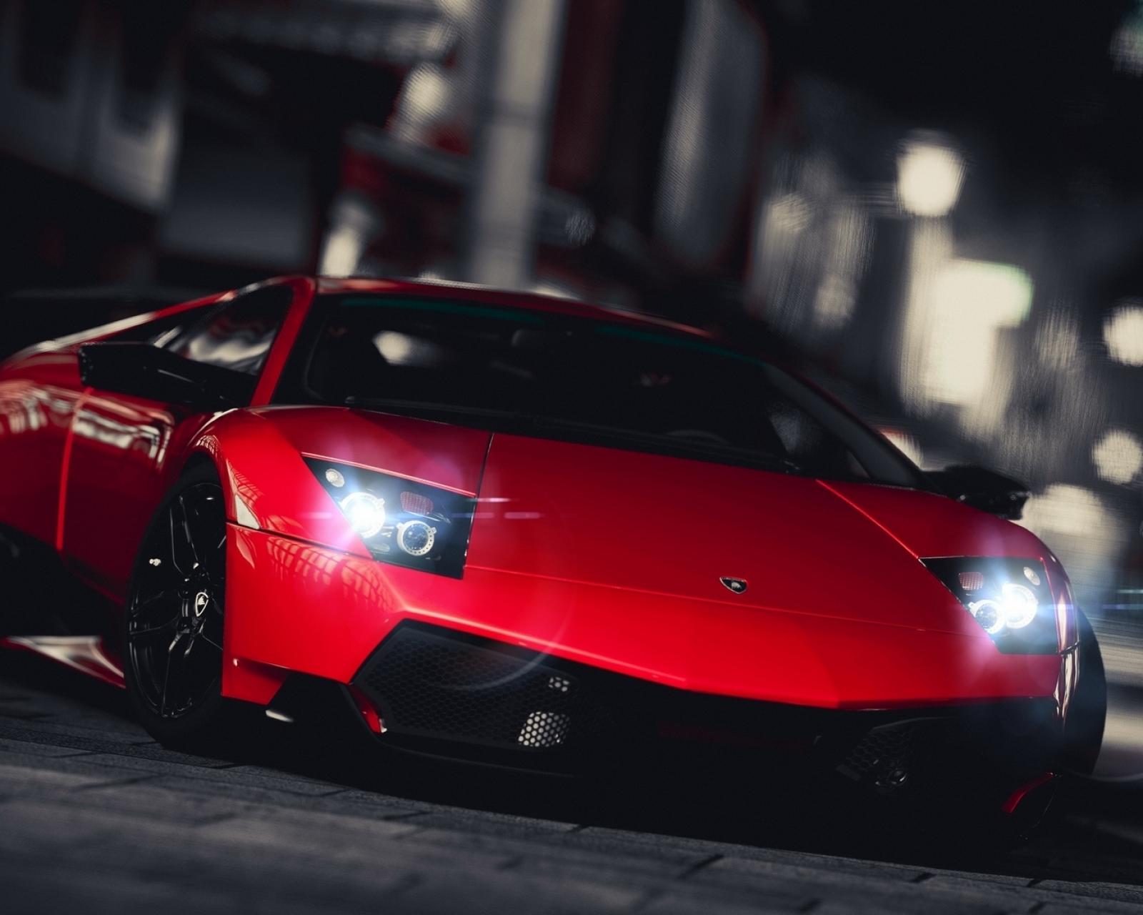 red lamborghini