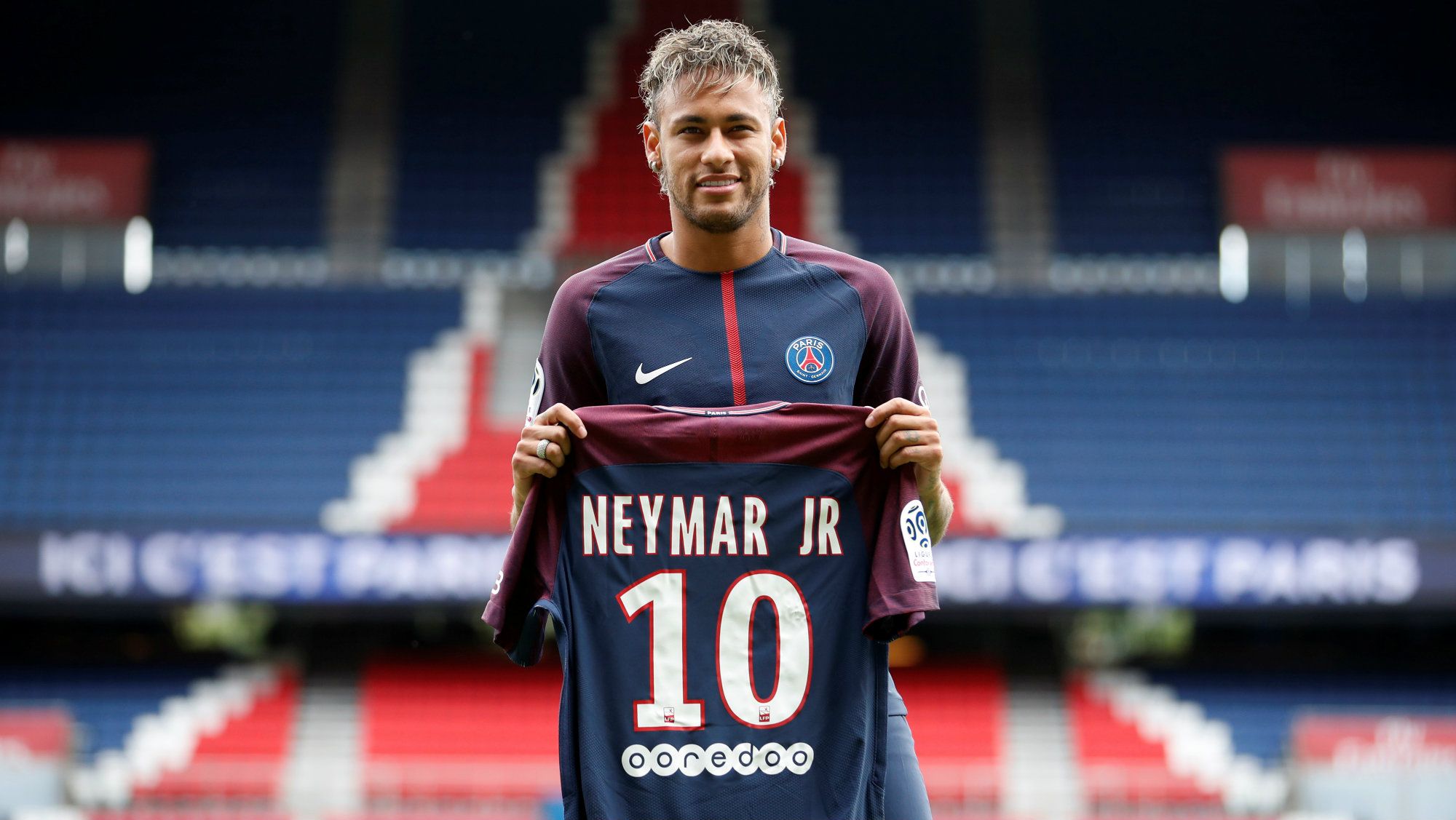 Download Jersey 10 Of Neymar Jr Wallpaper