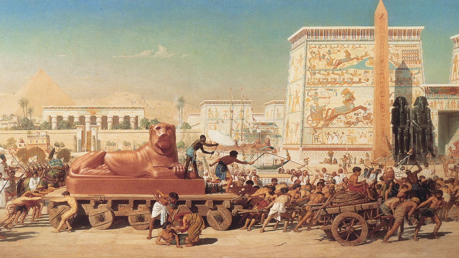 Древний рим это египет. Гелиополь древний Египет в живописи. Рабовладельчество древний Египет.