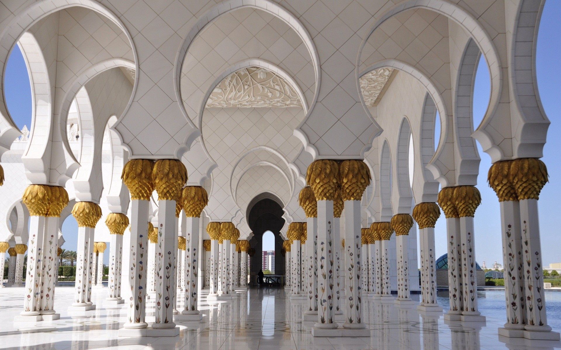 Handy-Wallpaper Städte, Vereinigte Arabische Emirate, Abu Dhabi, Scheich Zayid Moschee, Scheich Zaid Moschee kostenlos herunterladen.