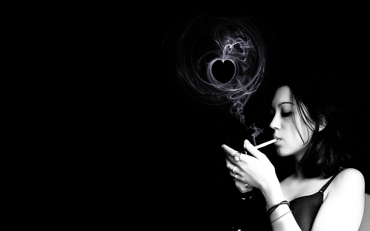 women, smoking, artistic