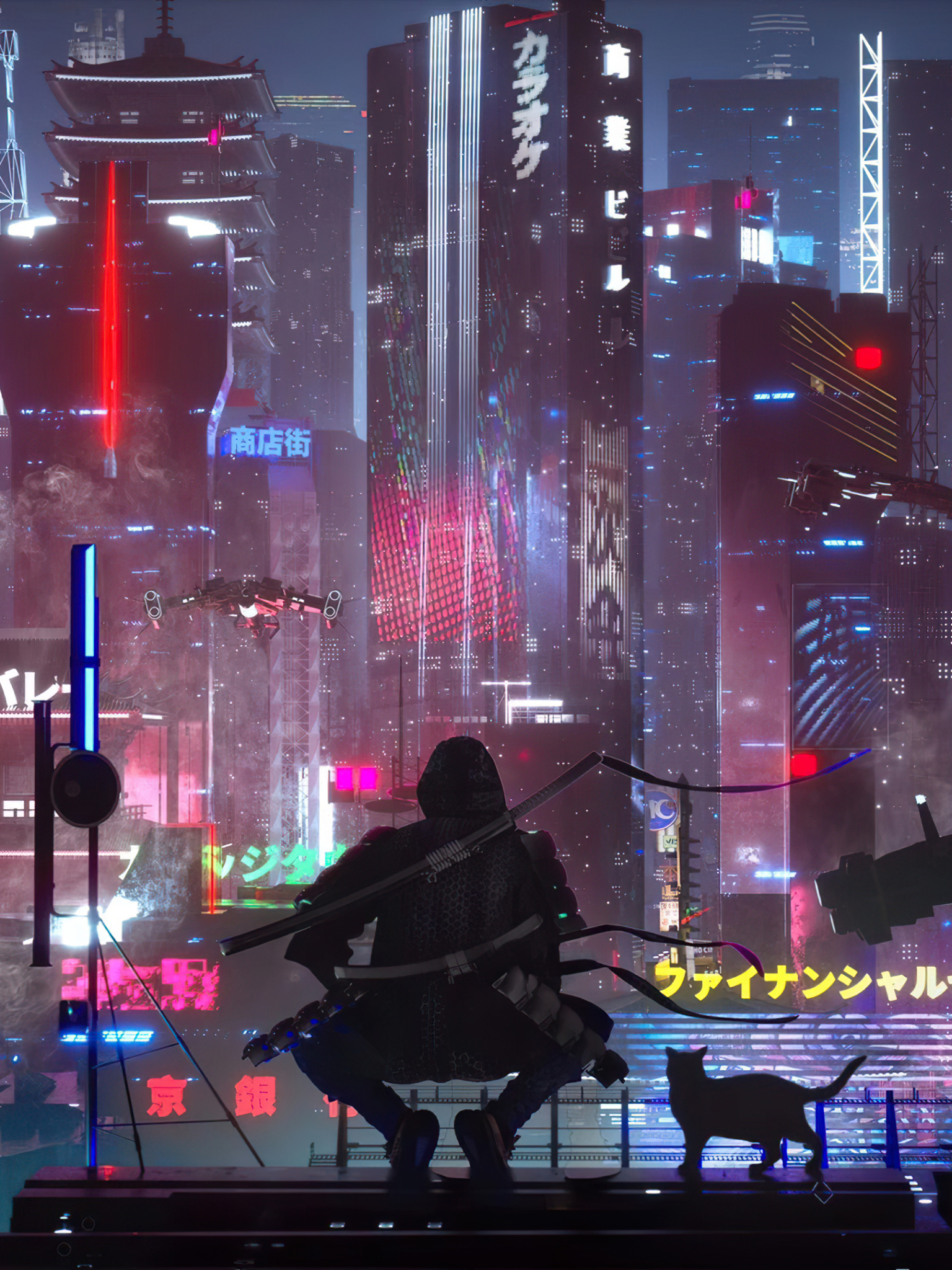 как найти кошку в cyberpunk фото 60