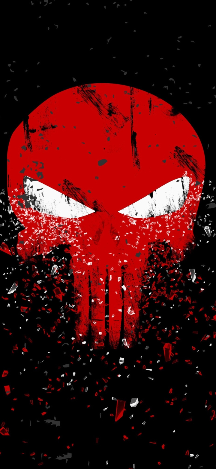 Punisher, skull, HD phone wallpaper