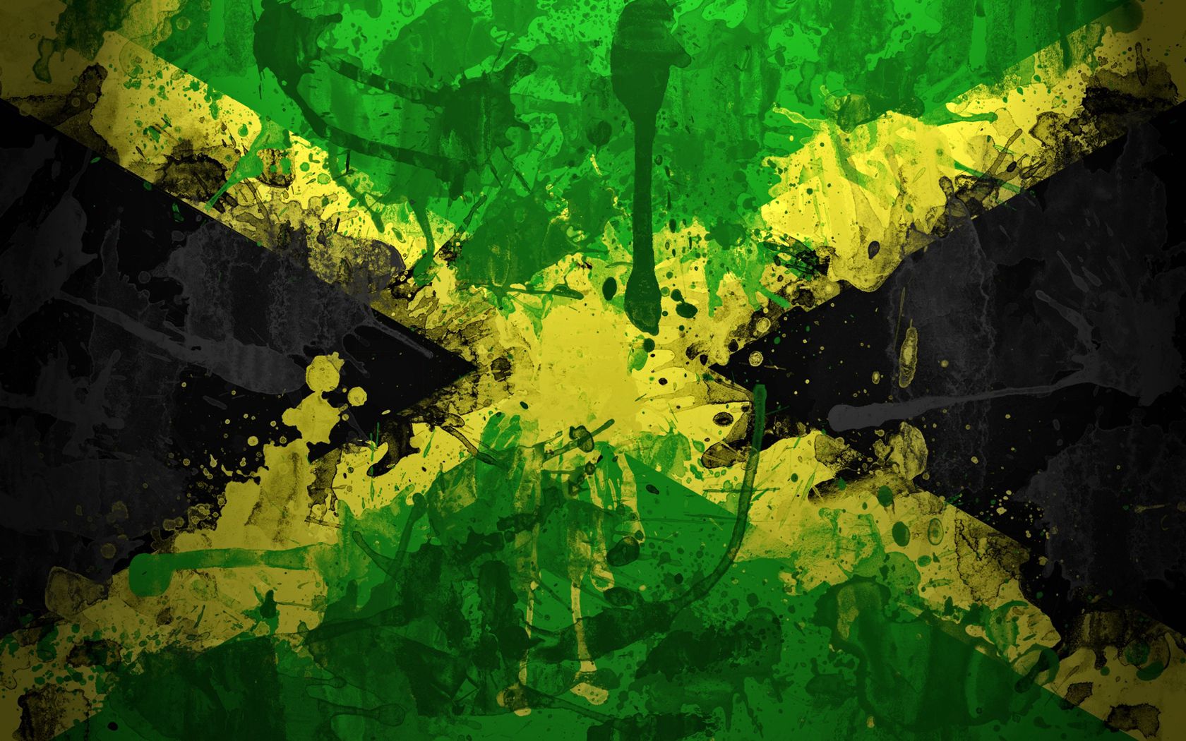 60046 télécharger le fond d'écran jamaïque, contexte, texture, textures, peindre, peinture, drapeau, symbolisme - économiseurs d'écran et images gratuitement