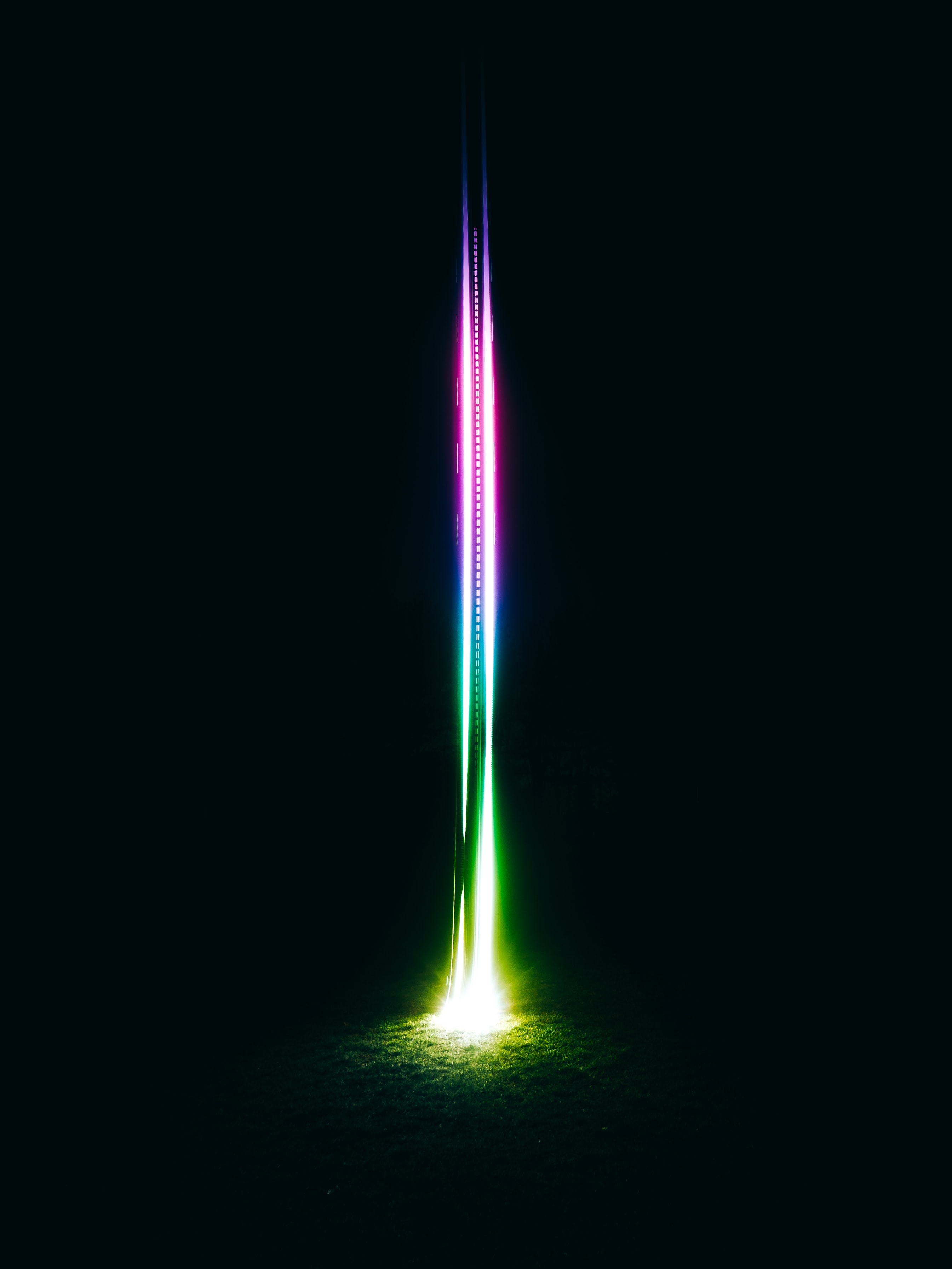 multicolored, neon, glow, motley, dark Phone Background