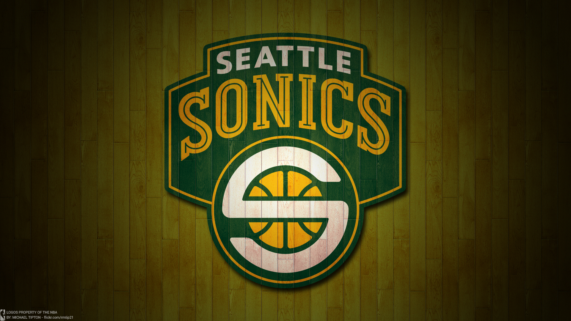 Seattle Supersonics iPhone Background