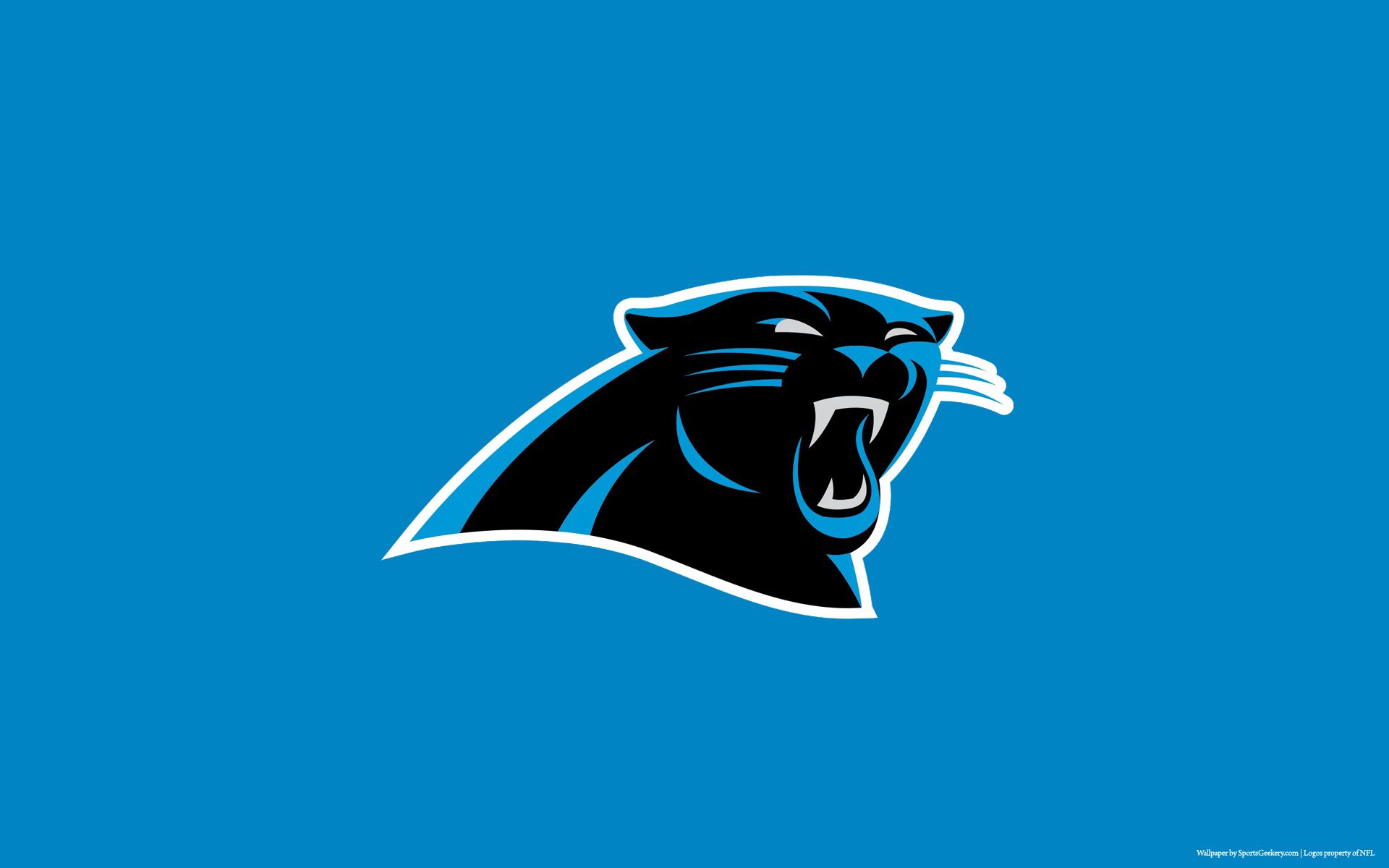 Download mobile wallpaper Carolina Panthers, American Football, Logo, Logotype, Sports for free.