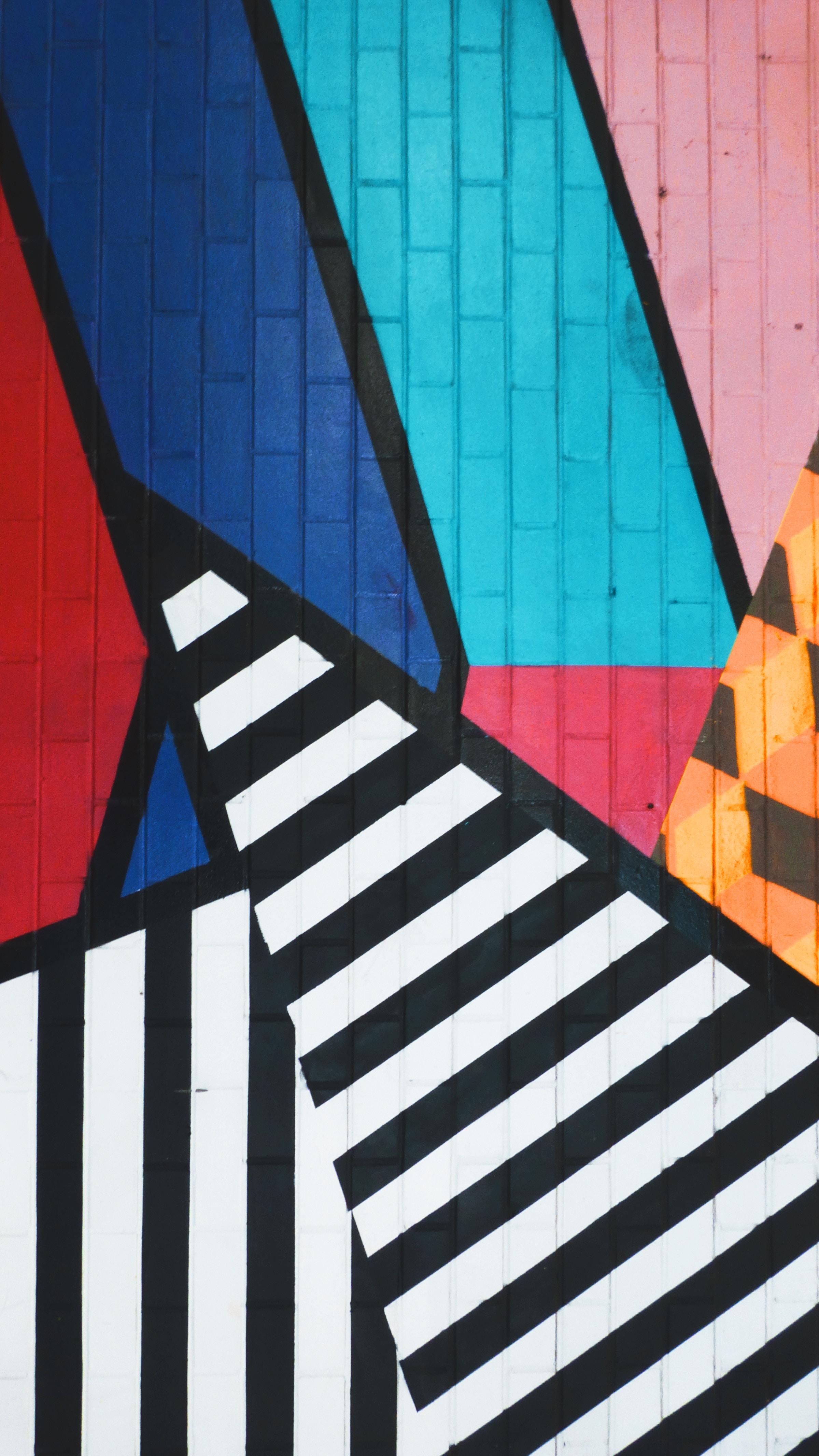 Download mobile wallpaper Streaks, Graffiti, Motley, Stripes, Art, Multicolored for free.