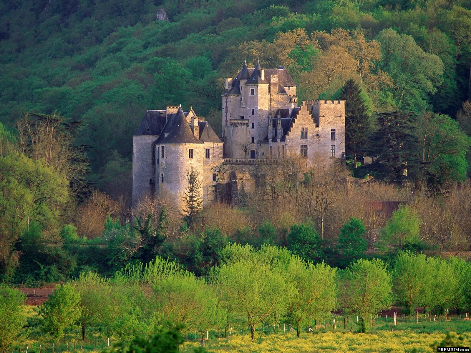 Франция замок Ле Миланд