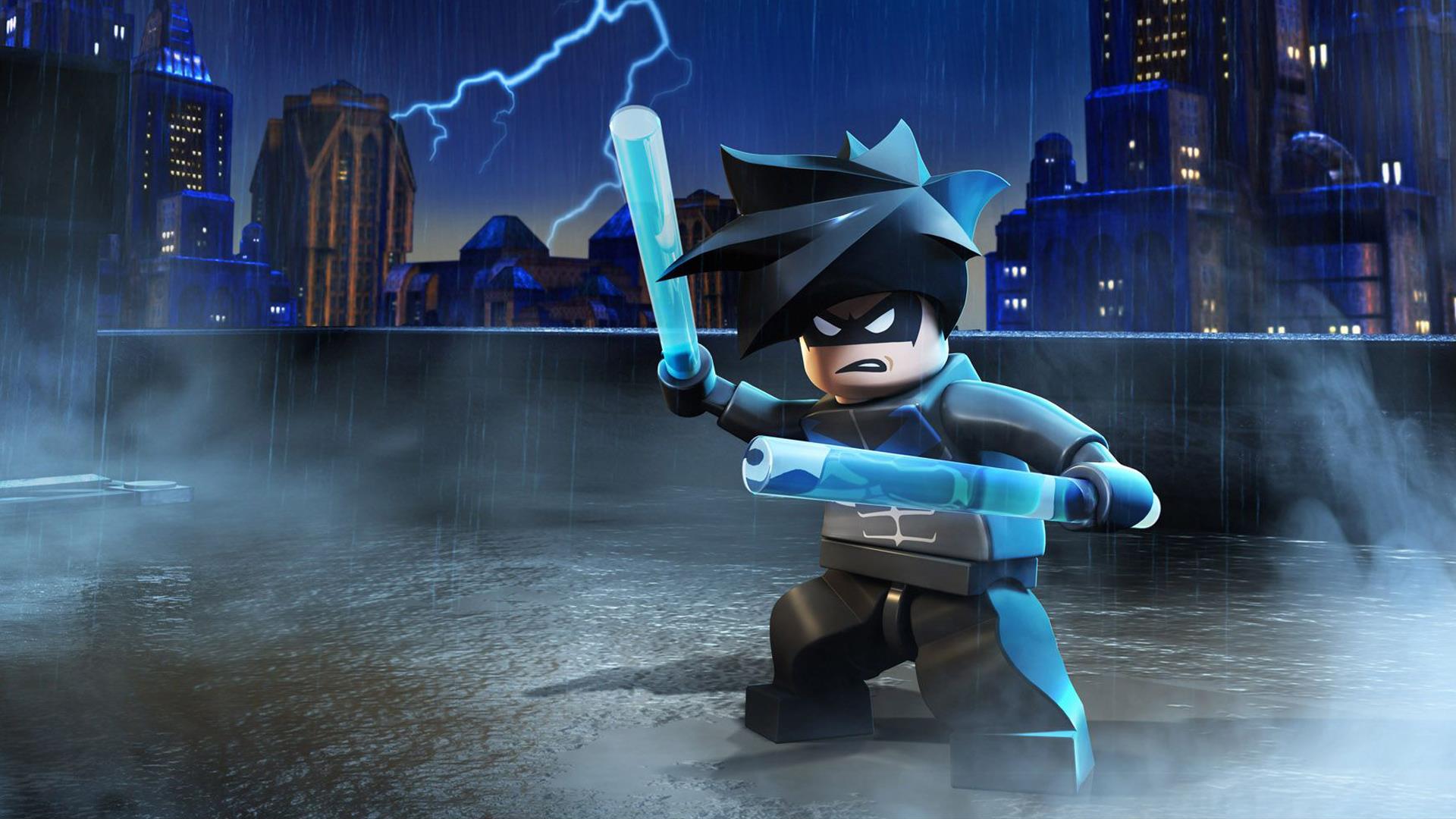 lego, video game, lego batman 2: dc super heroes, nightwing