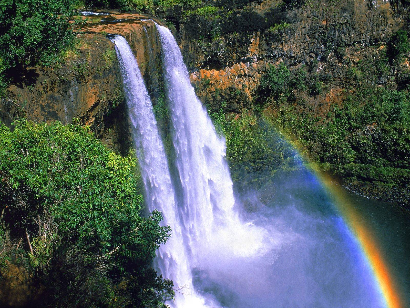 Водопады Ваилуа Кауаи Гавайи