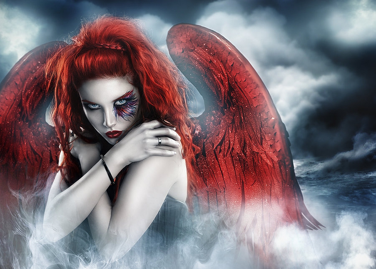 Рыжий ангел девушка