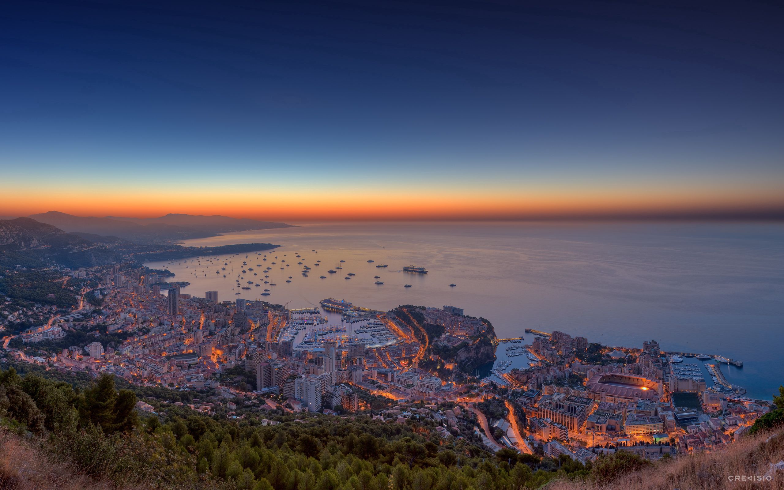 Free download wallpaper Sky, View From Above, Principality Of Monaco, Monaco, Cities, City on your PC desktop