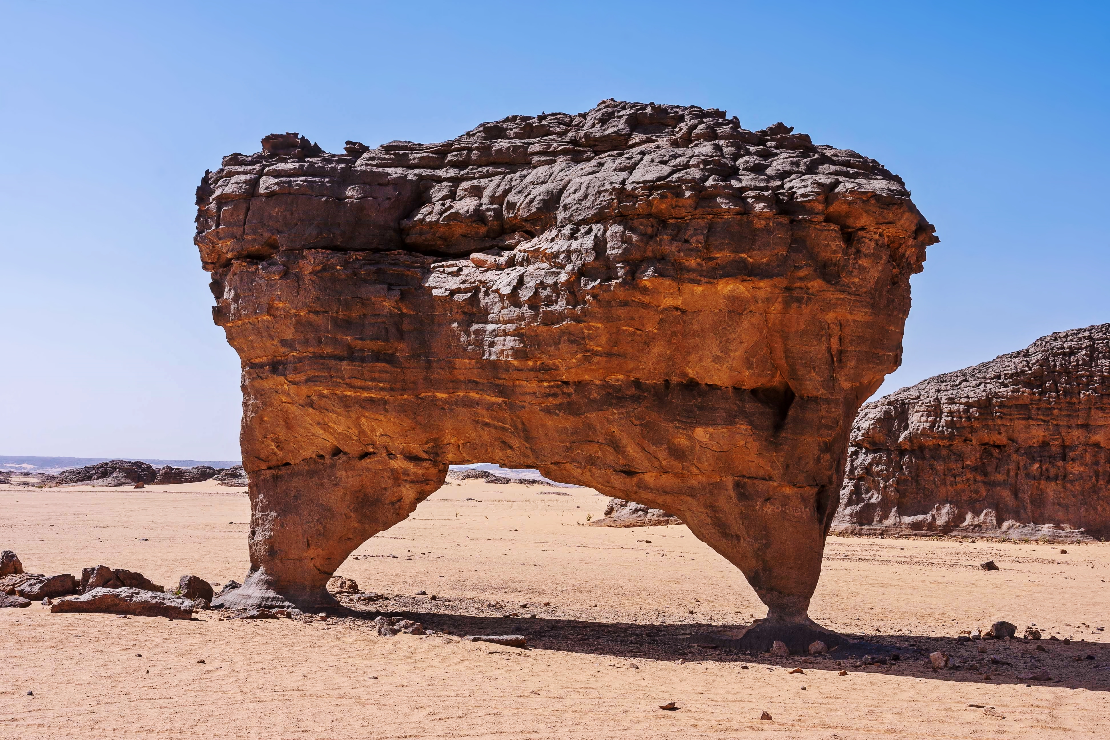 Full HD Wallpaper sahara, earth, desert, africa, algeria, hoggar mountains, landscape, stone, tassili n'ajjer
