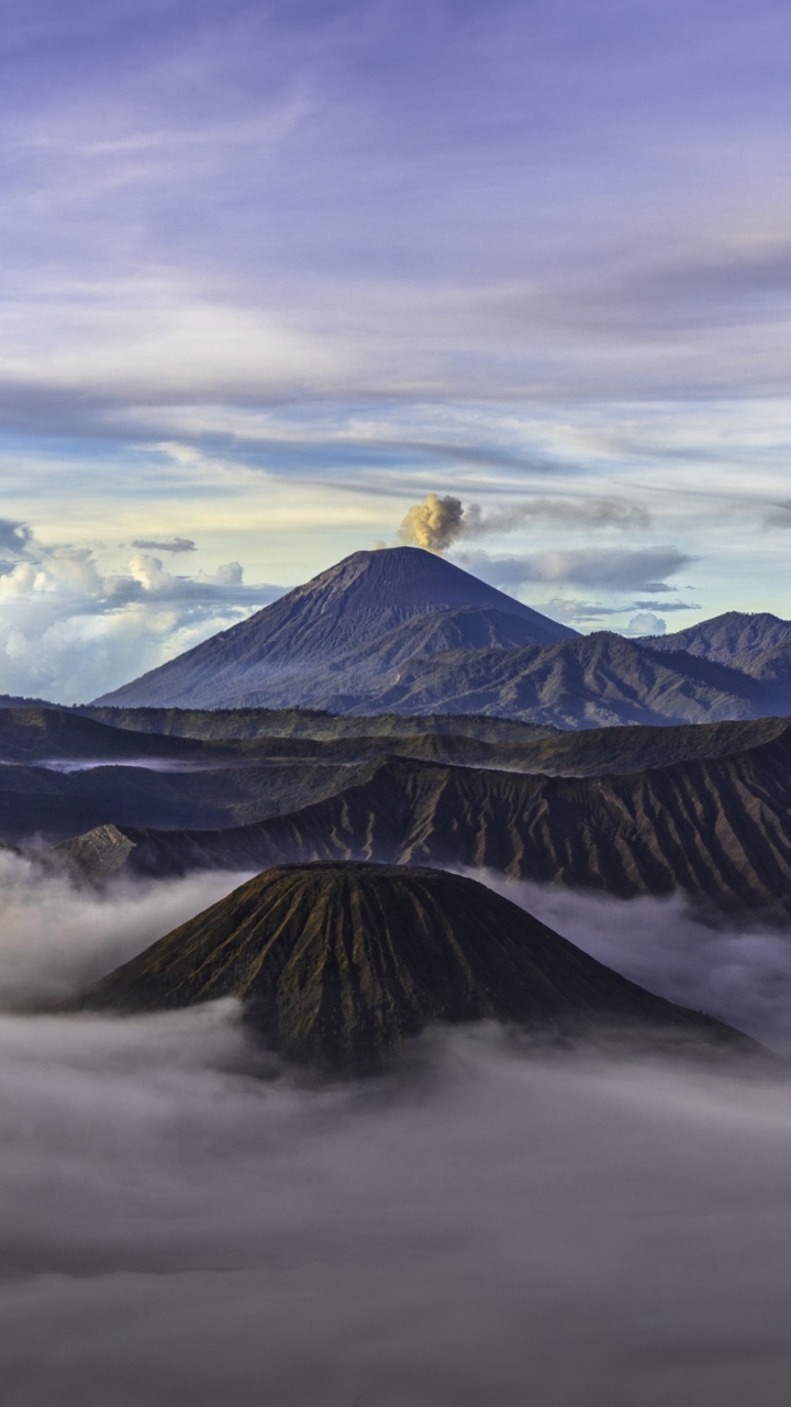 1102857 скачать обои земля/природа, гора бромо, вулкан, индонезия, утро, ява (индонезия), вулканы - заставки и картинки бесплатно