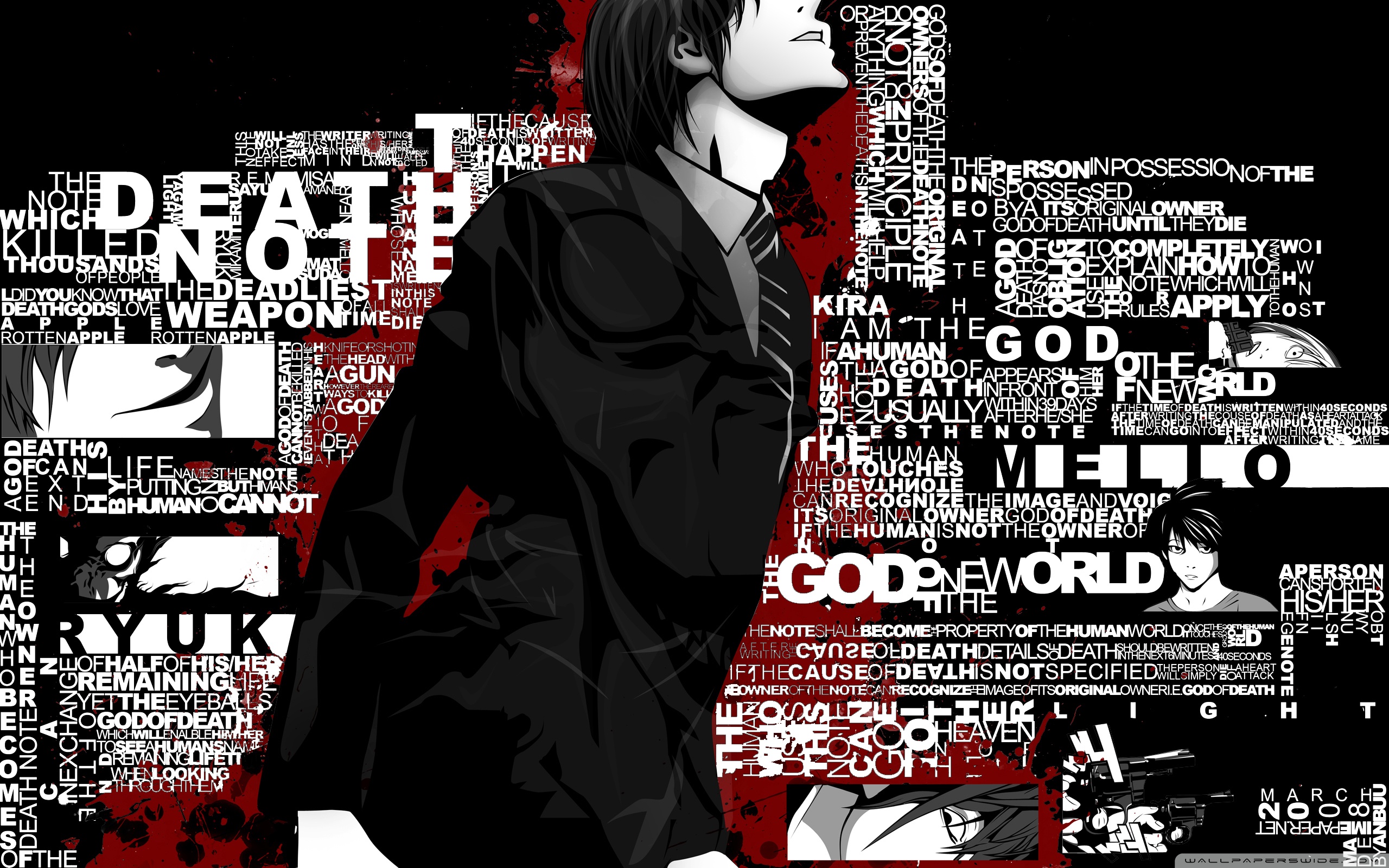 anime, death note wallpaper for mobile
