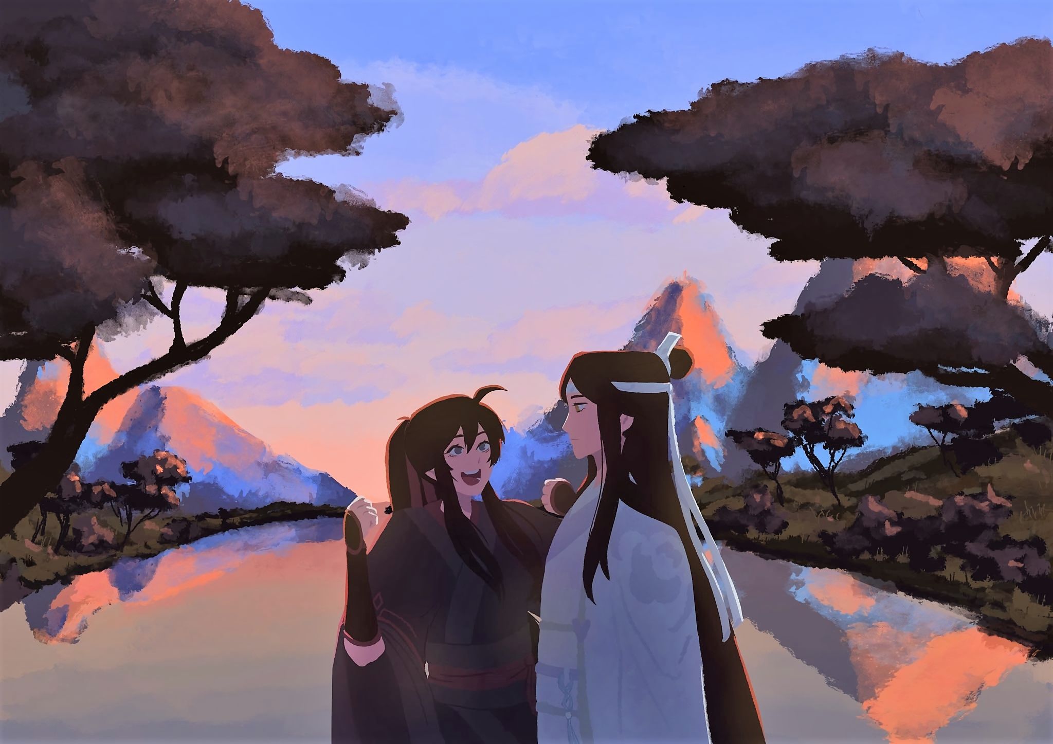 HD desktop wallpaper: Anime, Lan Zhan, Wei Ying, Lan Wangji, Wei Wuxian, Mo  Dao Zu Shi download free picture #1012411