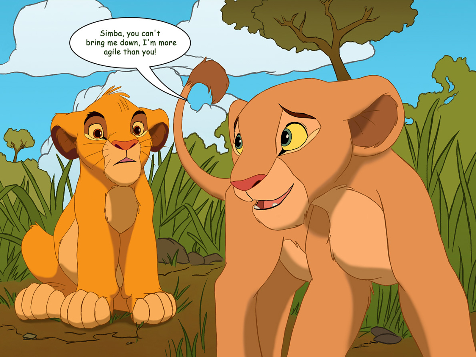 Король Лев sex Симба и Нала
