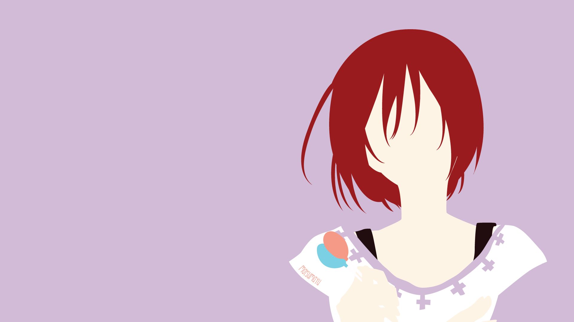 anime, the seven deadly sins, gowther (the seven deadly sins), minimalist, red hair cell phone wallpapers
