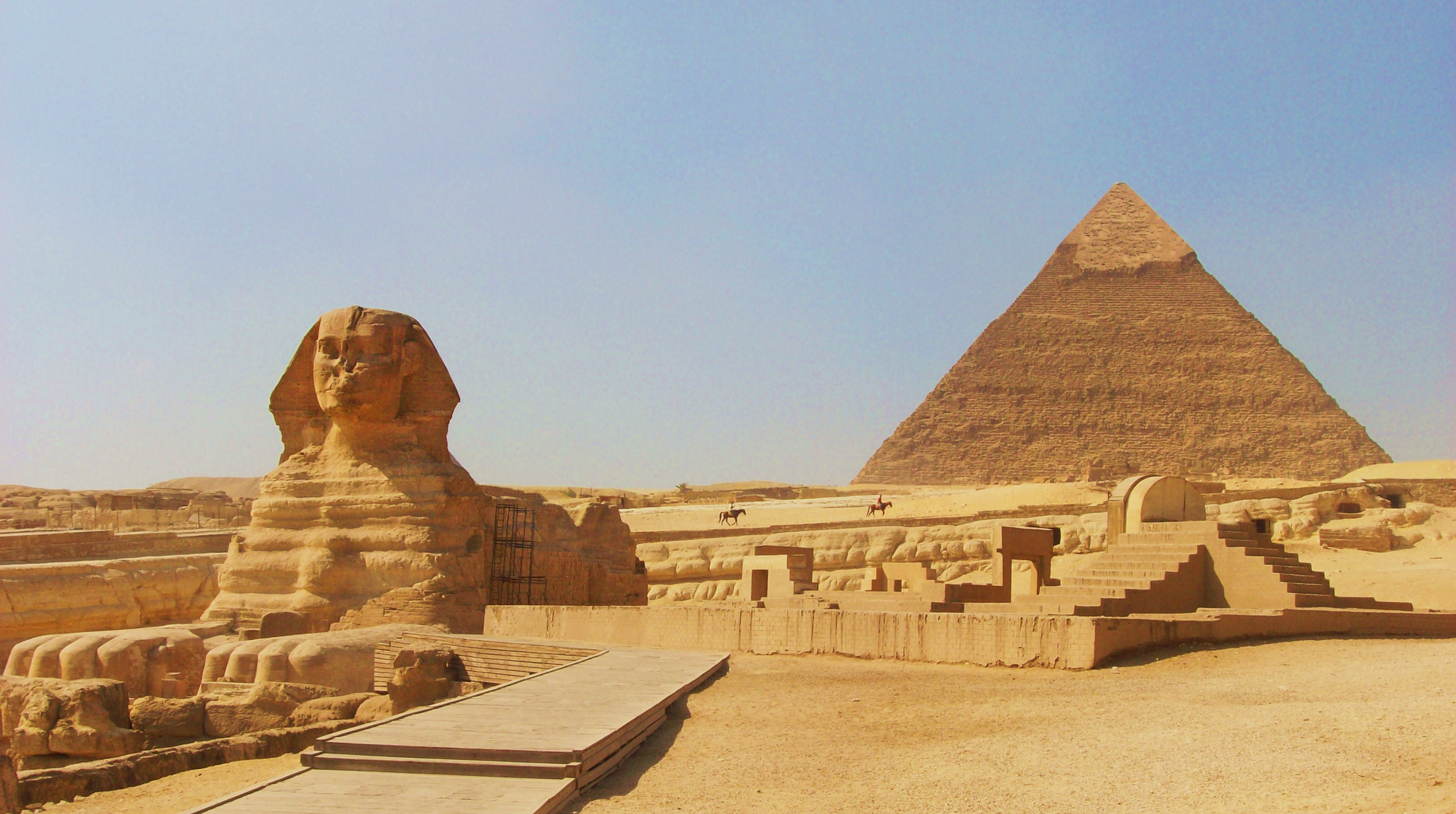 man made, pyramid of khafre, pyramid, sphinx
