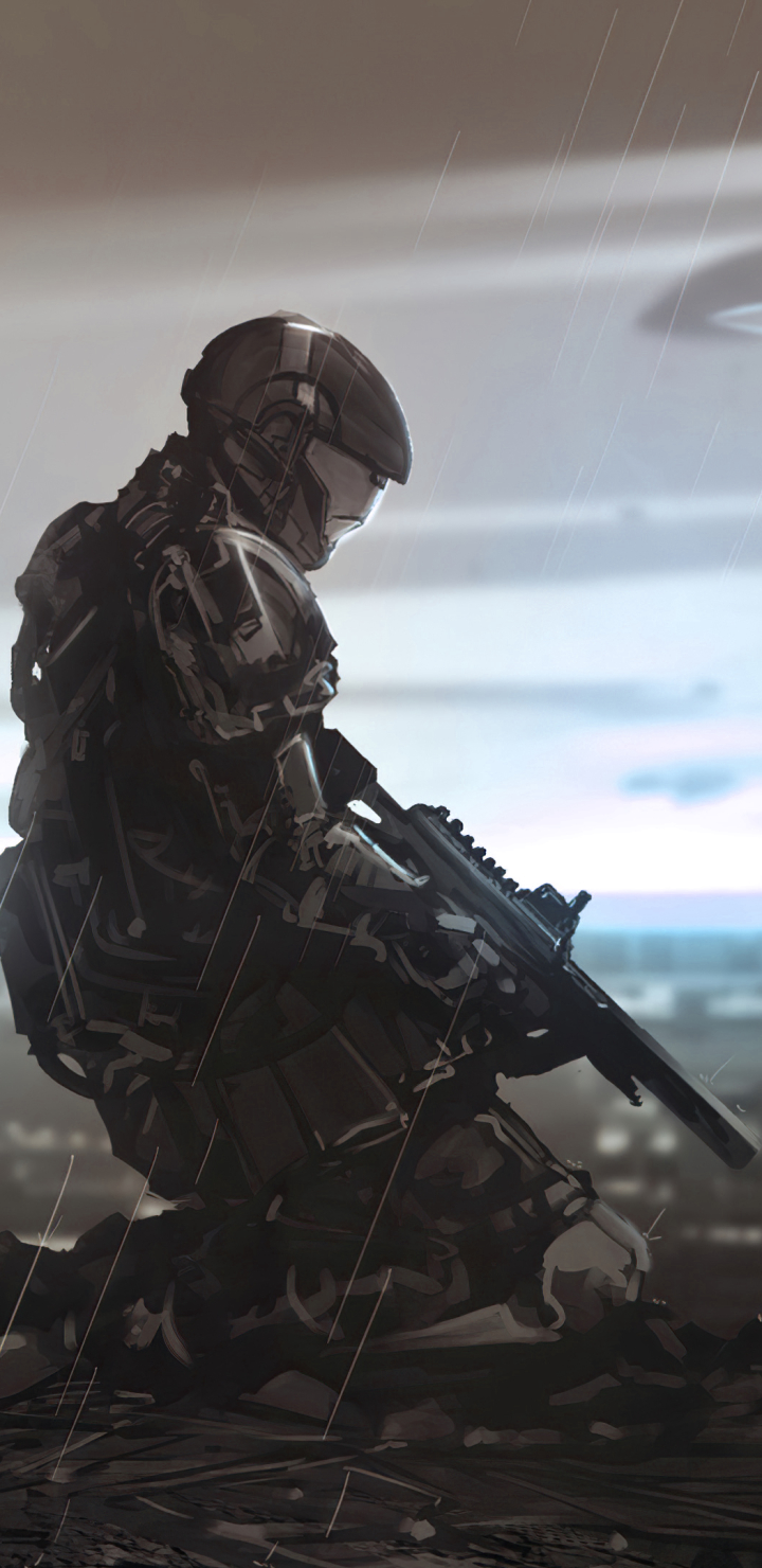 Mobile wallpaper Halo Warrior Soldier Futuristic Video Game Halo 3  Odst 1190325 download the picture for free
