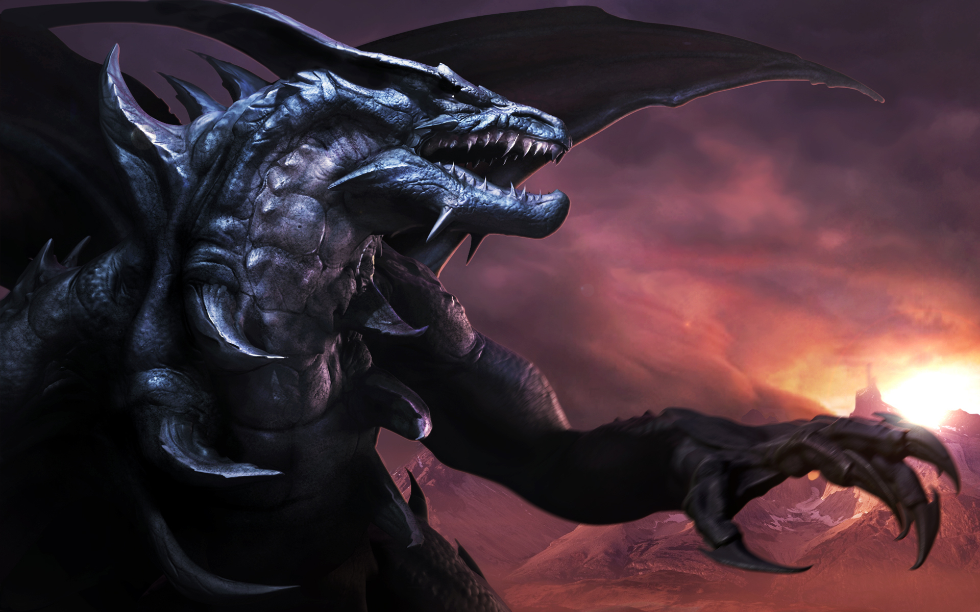 Злой черный дракон
