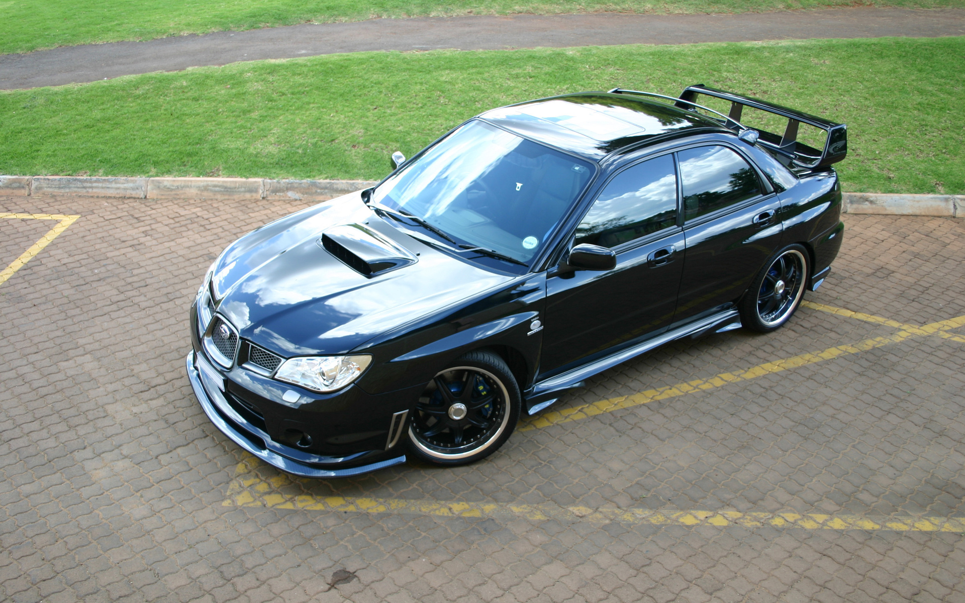 Subaru Impreza WRX STI 2007 киберпанк