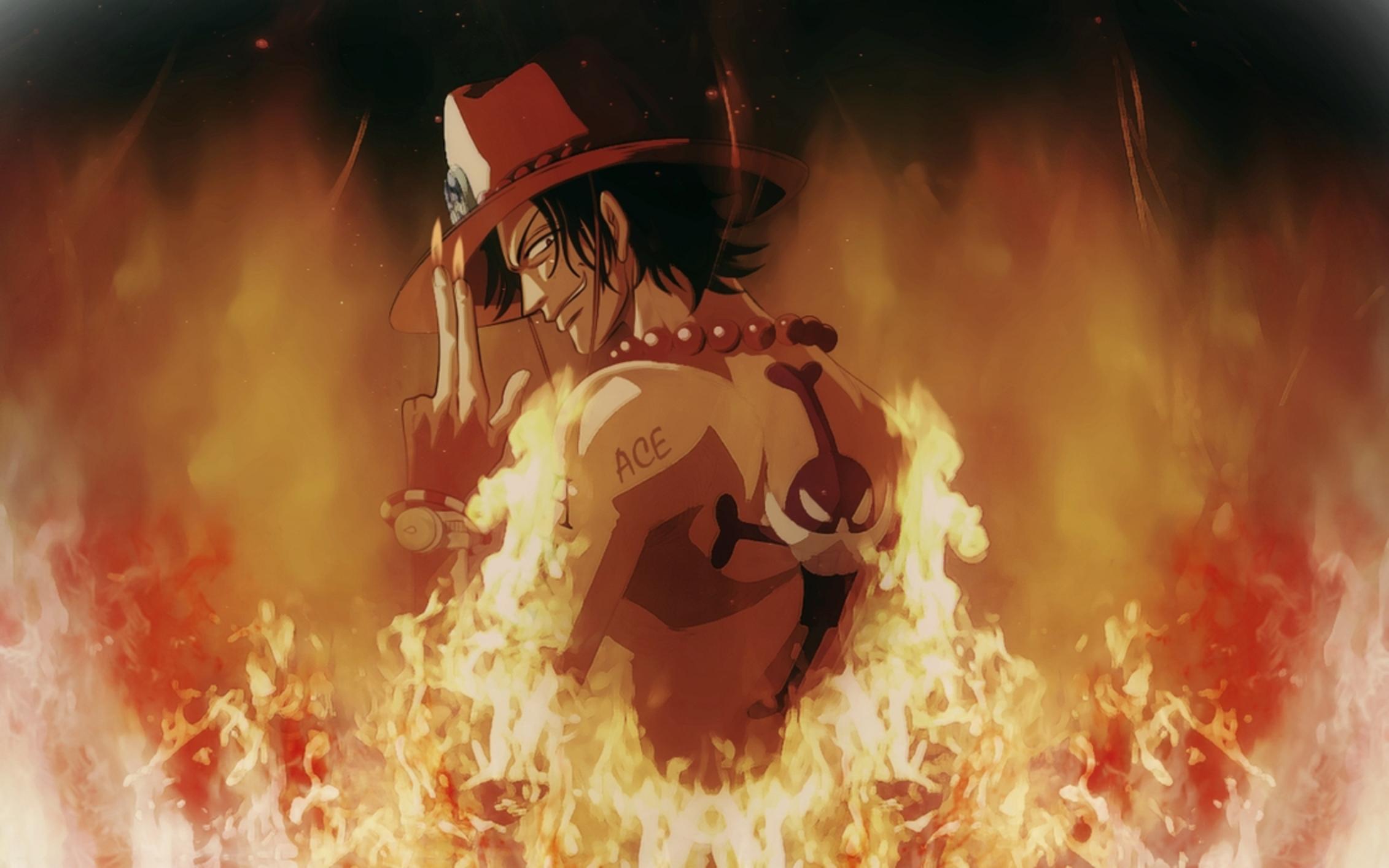 one piece, anime, portgas d ace Aesthetic wallpaper