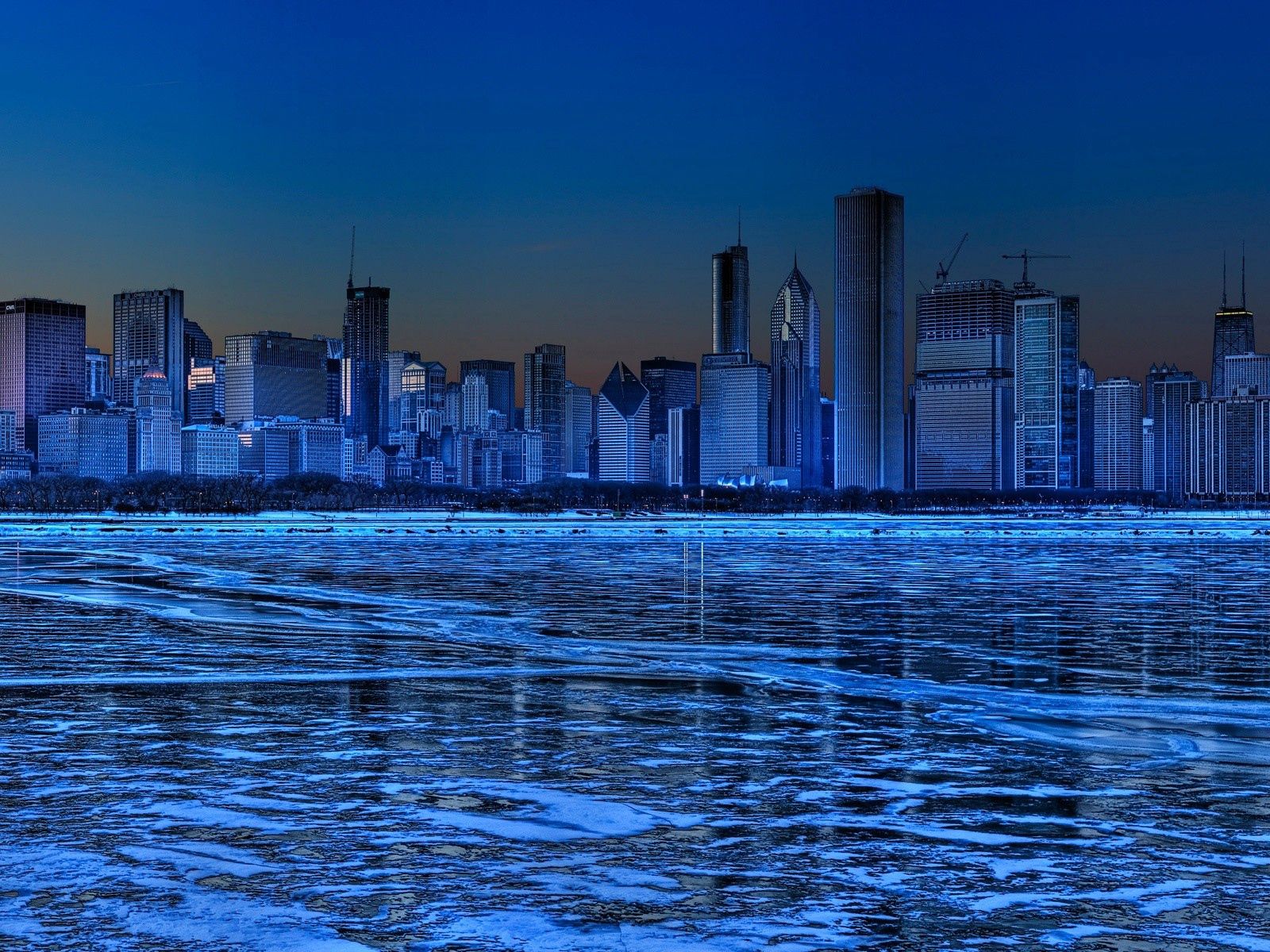 Чикаго Скайлайн панорама