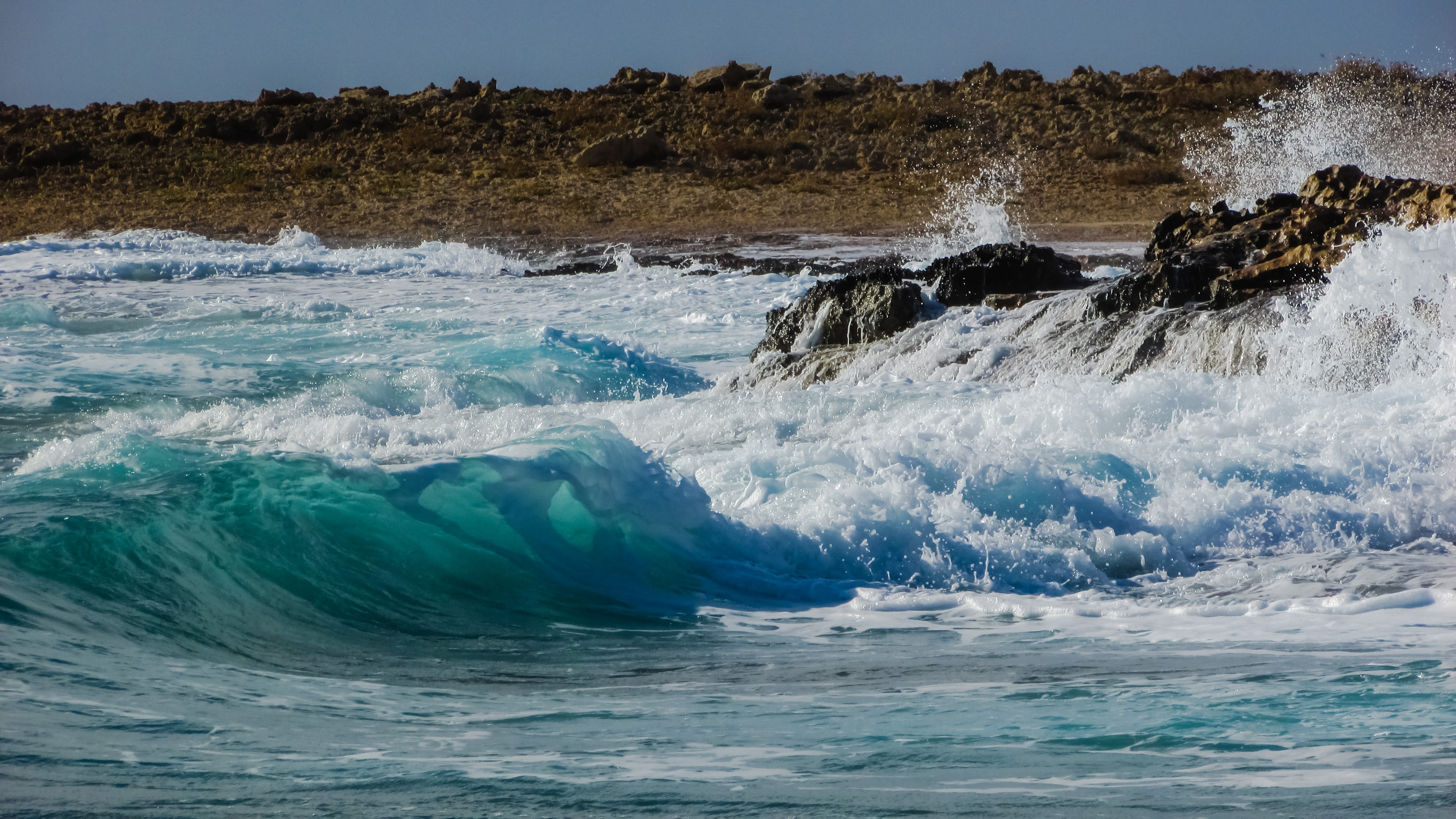 wave, nature, sea, coast, surf Full HD